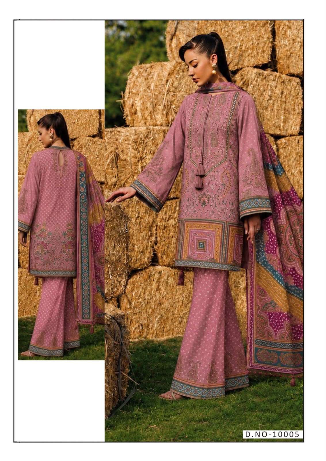 HALA RAMSHA VOL 10 COTTON DIGITAL KARACHI PRINTS SALWAR SUIT