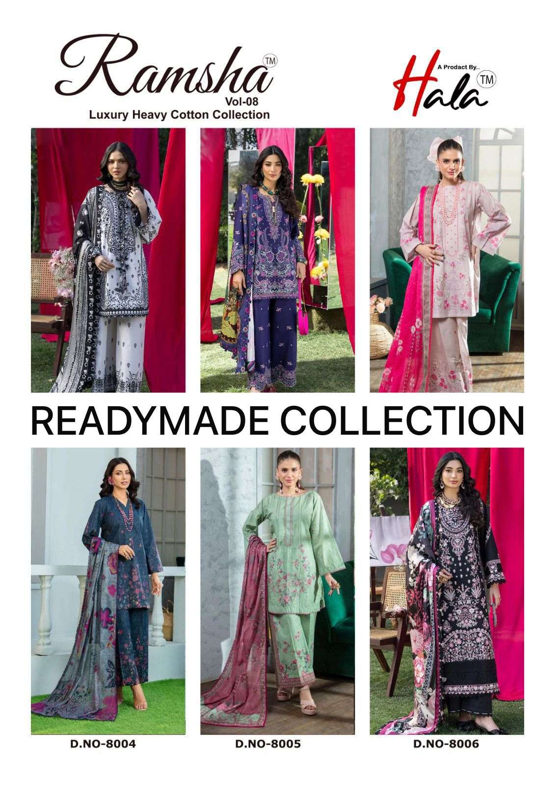 HALA RAMSHA VOL 8 READY MADE COLLECTION 
