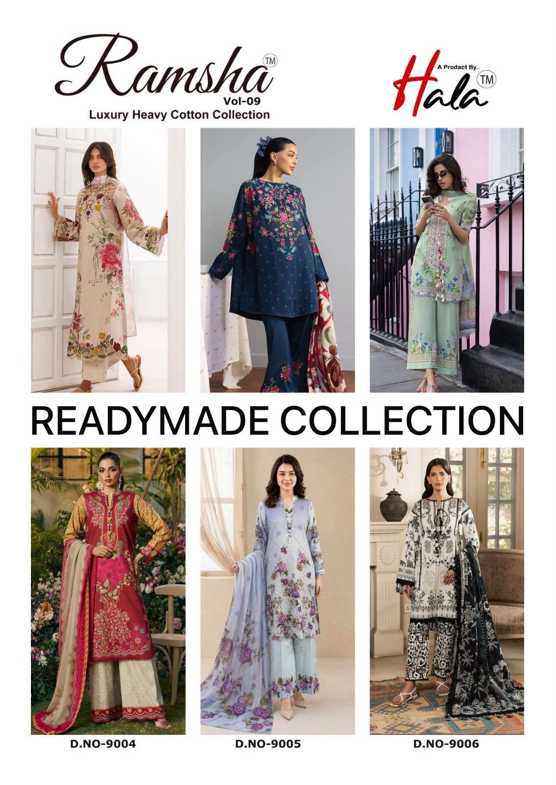 HALA RAMSHA VOL 9 READY MADE COLLECTION 