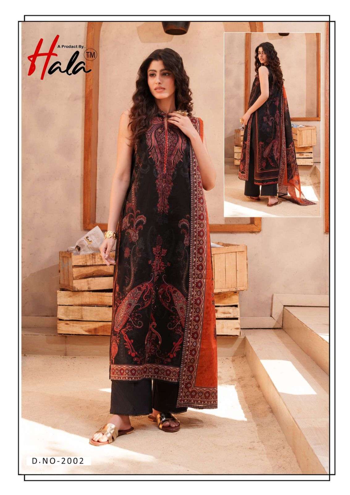 HALA TRADERS RANG E BAHAR VOL 2 COTTON DIGITAL KARACHI PRINTS SALWAR SUIT