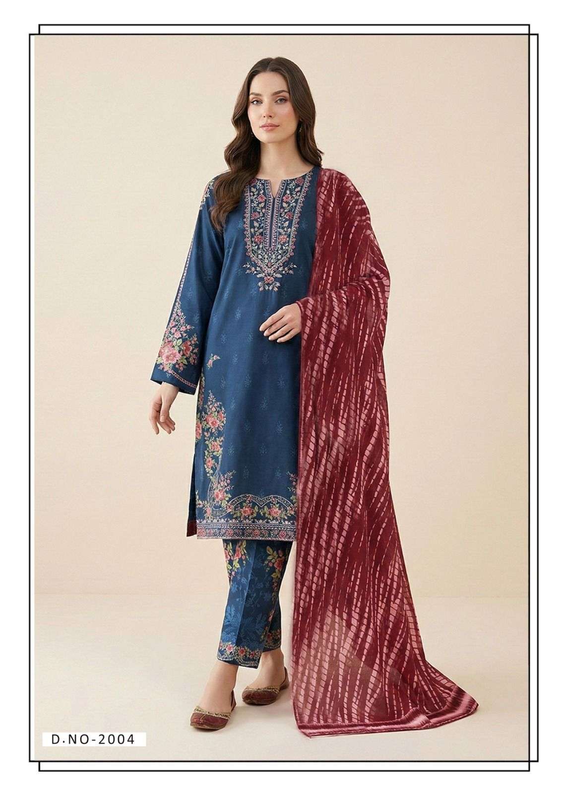 HALA TRADERS RANG E BAHAR VOL 2 COTTON DIGITAL KARACHI PRINTS SALWAR SUIT