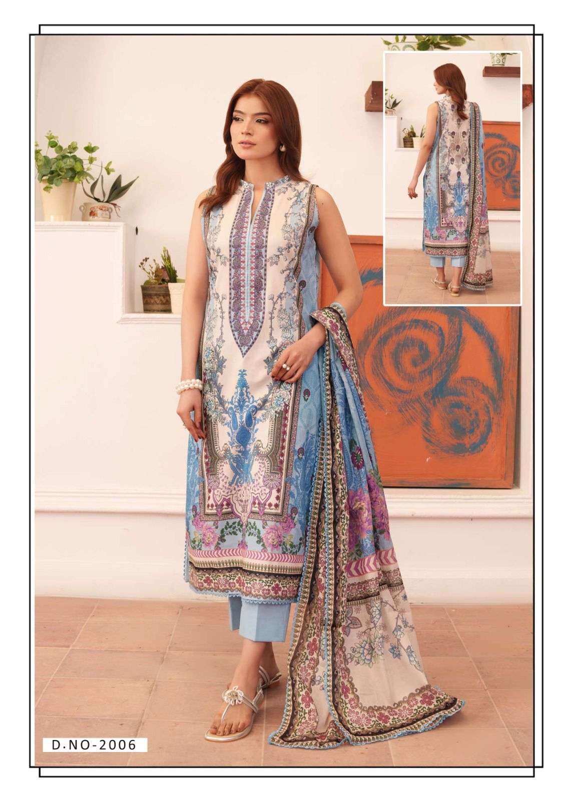 HALA TRADERS RANG E BAHAR VOL 2 COTTON DIGITAL KARACHI PRINTS SALWAR SUIT