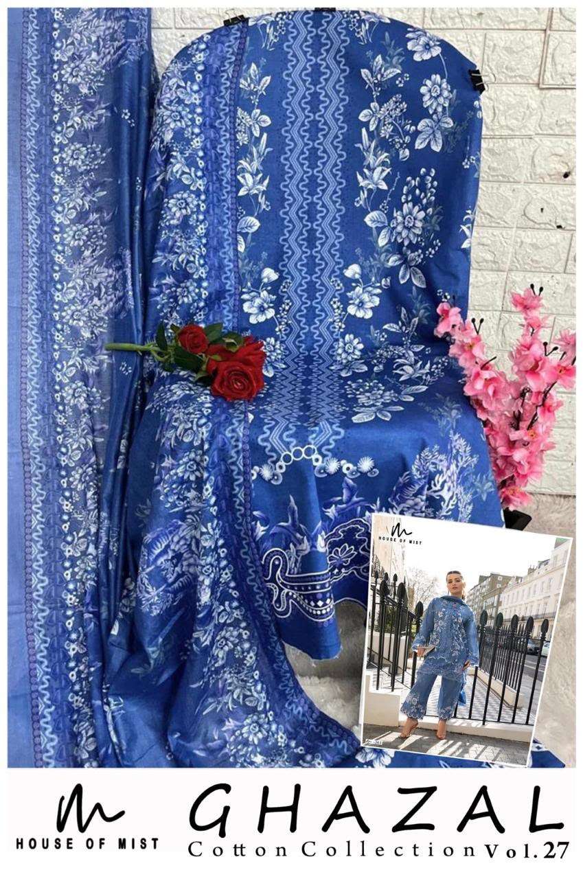 HOUSE OF MIST GHAZAL COTTON COLLECTION VOL 27 COTTON DIGITAL PRINT SALWAR SUIT