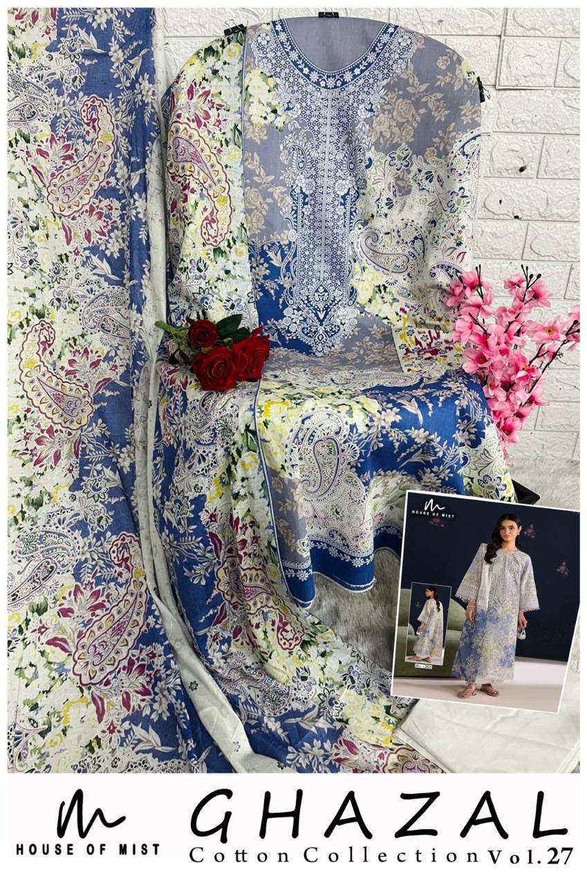 HOUSE OF MIST GHAZAL COTTON COLLECTION VOL 27 COTTON DIGITAL PRINT SALWAR SUIT
