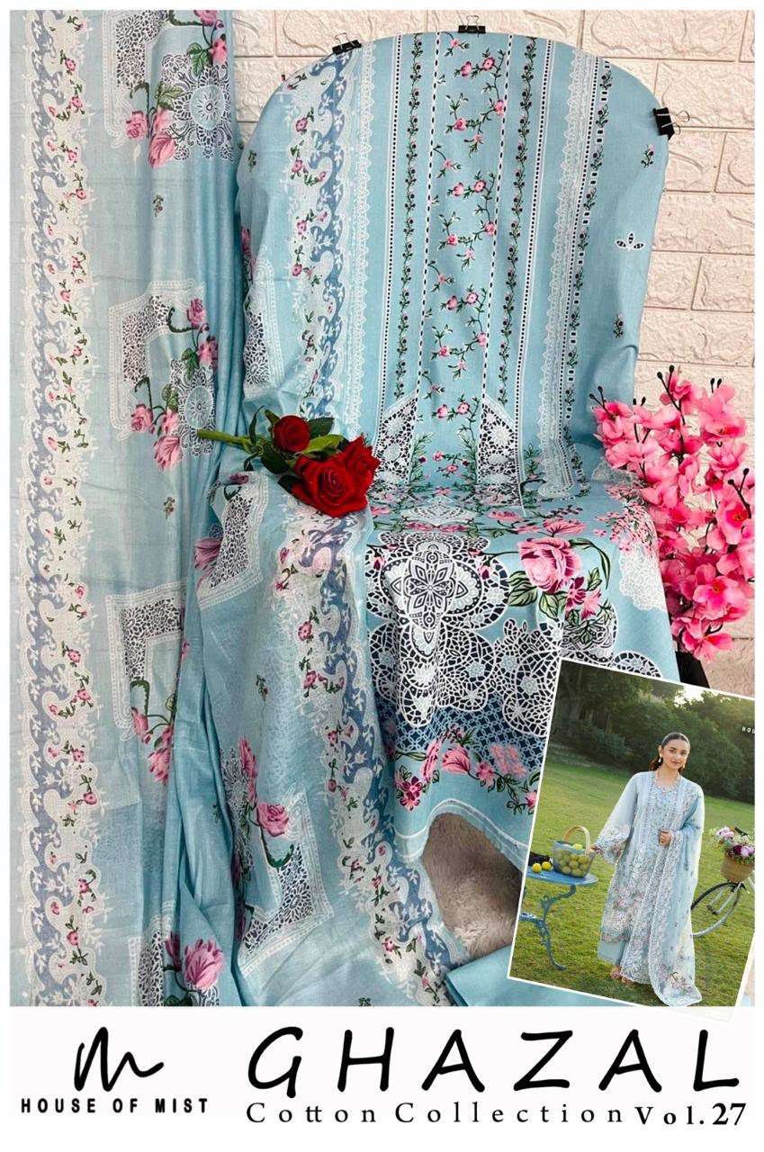 HOUSE OF MIST GHAZAL COTTON COLLECTION VOL 27 COTTON DIGITAL PRINT SALWAR SUIT