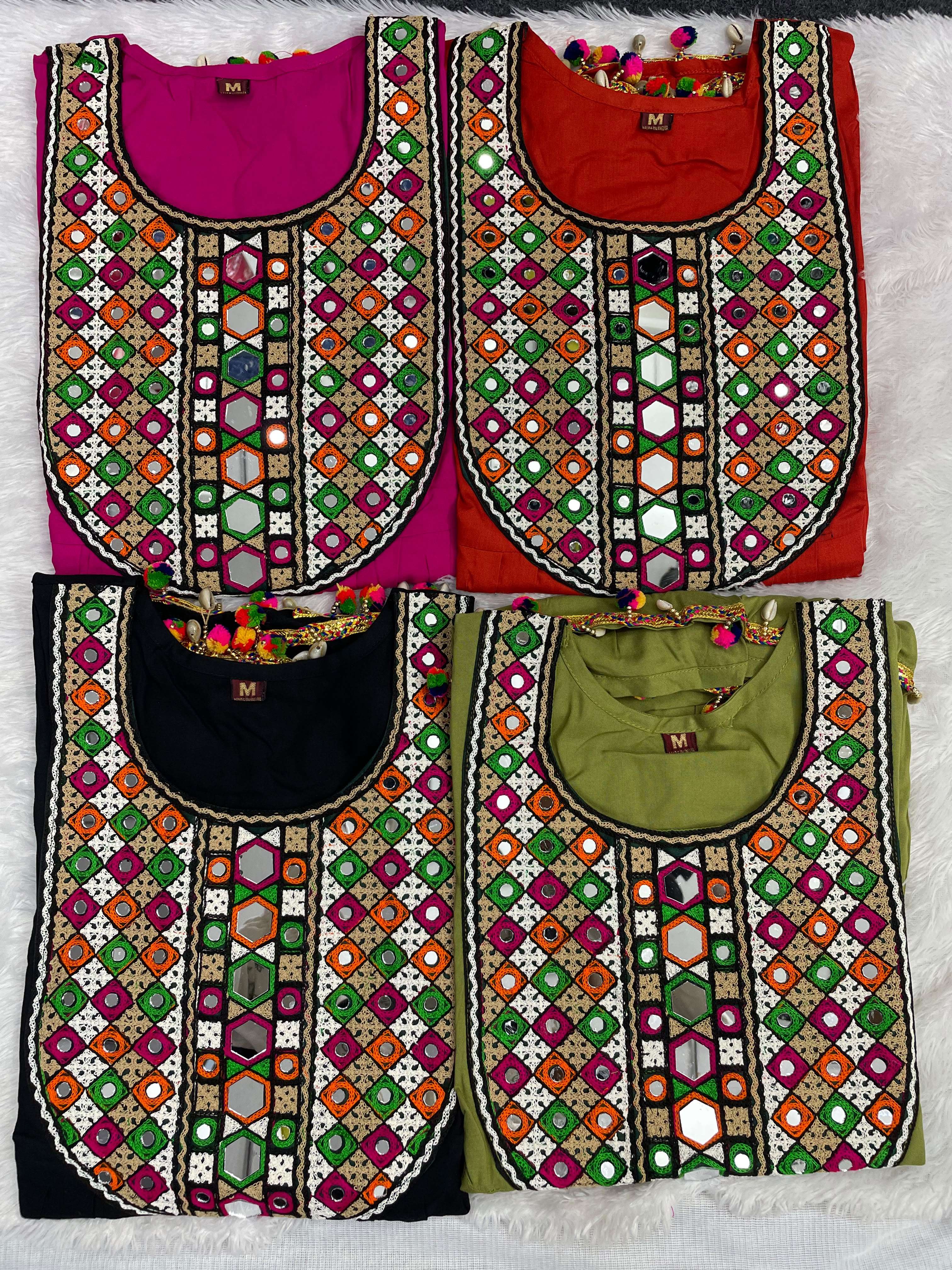 INLI GAMTHI UTSAV 3.0 RAYON FANCY WORKS NAVRATRI WEAR LADIES TOP