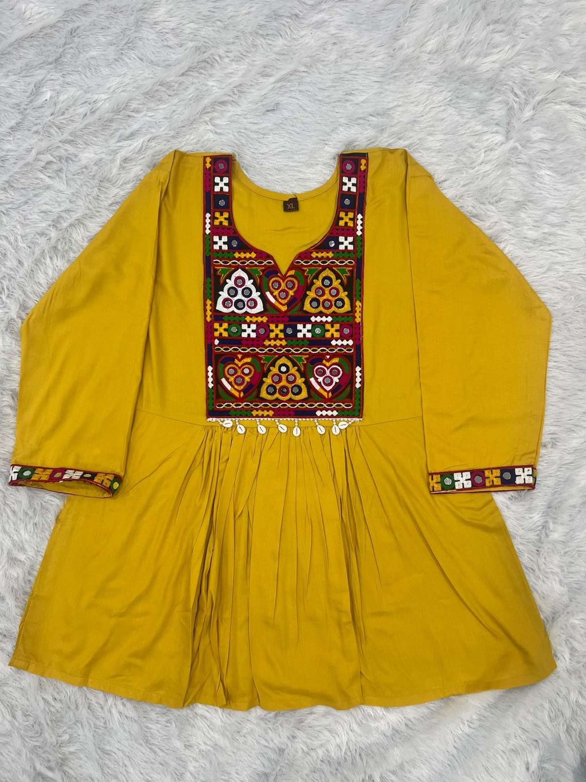 INLI GAMTHI UTSAV RAYON FANCY WORKS LADIES NAVRATRI WEAR LADIES TOP