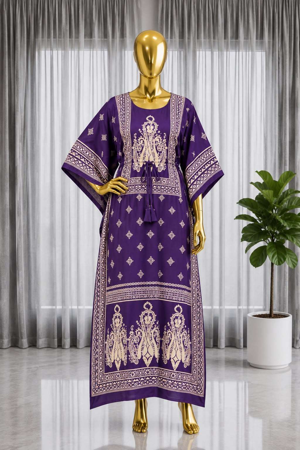 INLI KAFTAN VOL 9.0 CREPE PRINTS FANCY WEAR LONG KAFTAN 