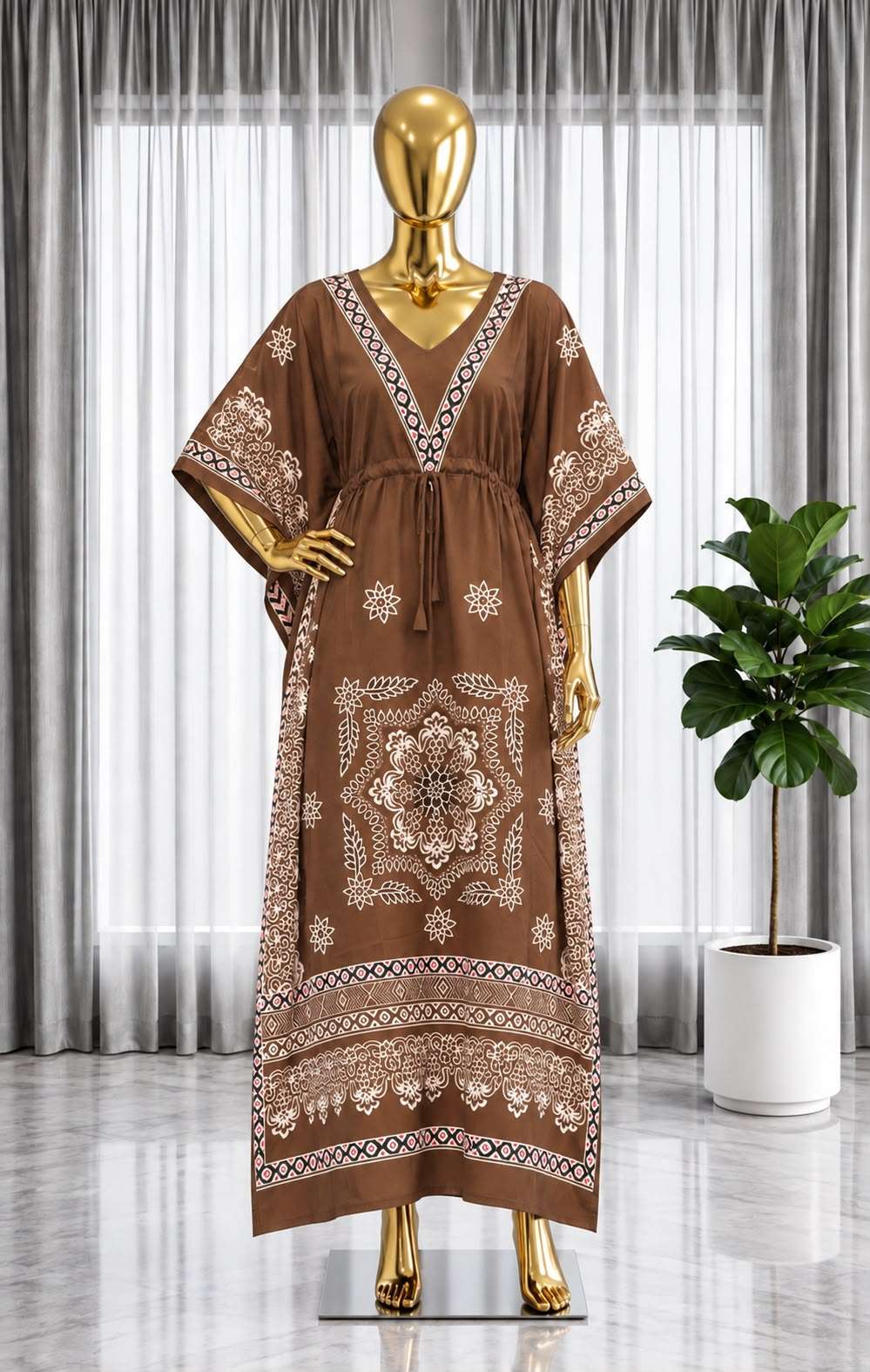 INLI KAFTAN VOL 9.0 CREPE PRINTS FANCY WEAR LONG KAFTAN 