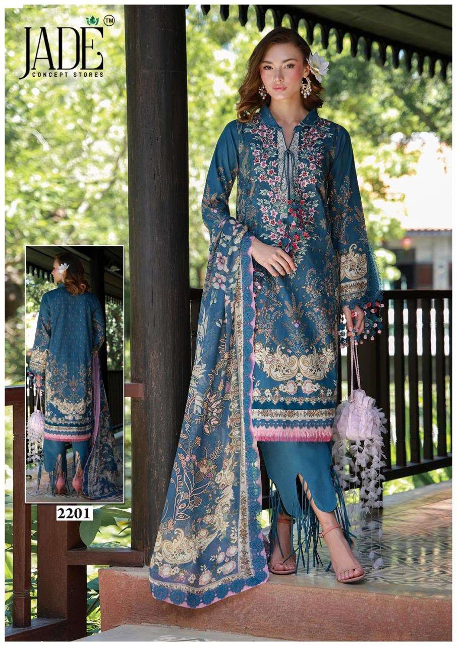 JADE BIN SAEED HEAVY COTTON LUXURY COLLECTION VOL 22 COTTON DIGITAL PRINT SALWAR SUIT