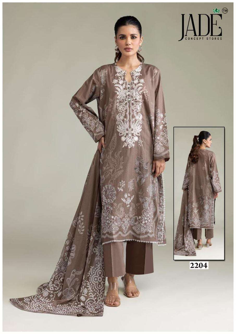 JADE BIN SAEED HEAVY COTTON LUXURY COLLECTION VOL 22 COTTON DIGITAL PRINT SALWAR SUIT