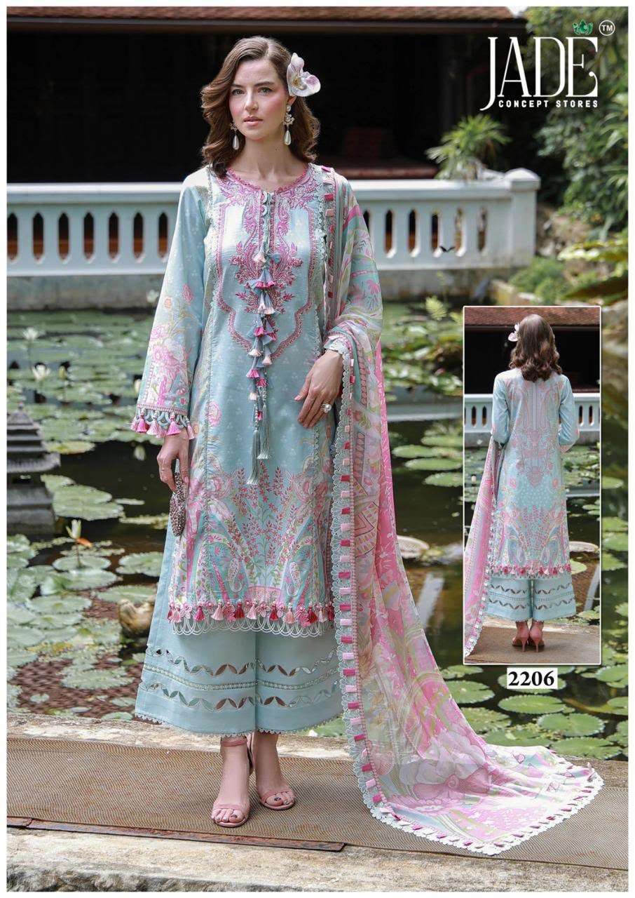 JADE BIN SAEED HEAVY COTTON LUXURY COLLECTION VOL 22 COTTON DIGITAL PRINT SALWAR SUIT