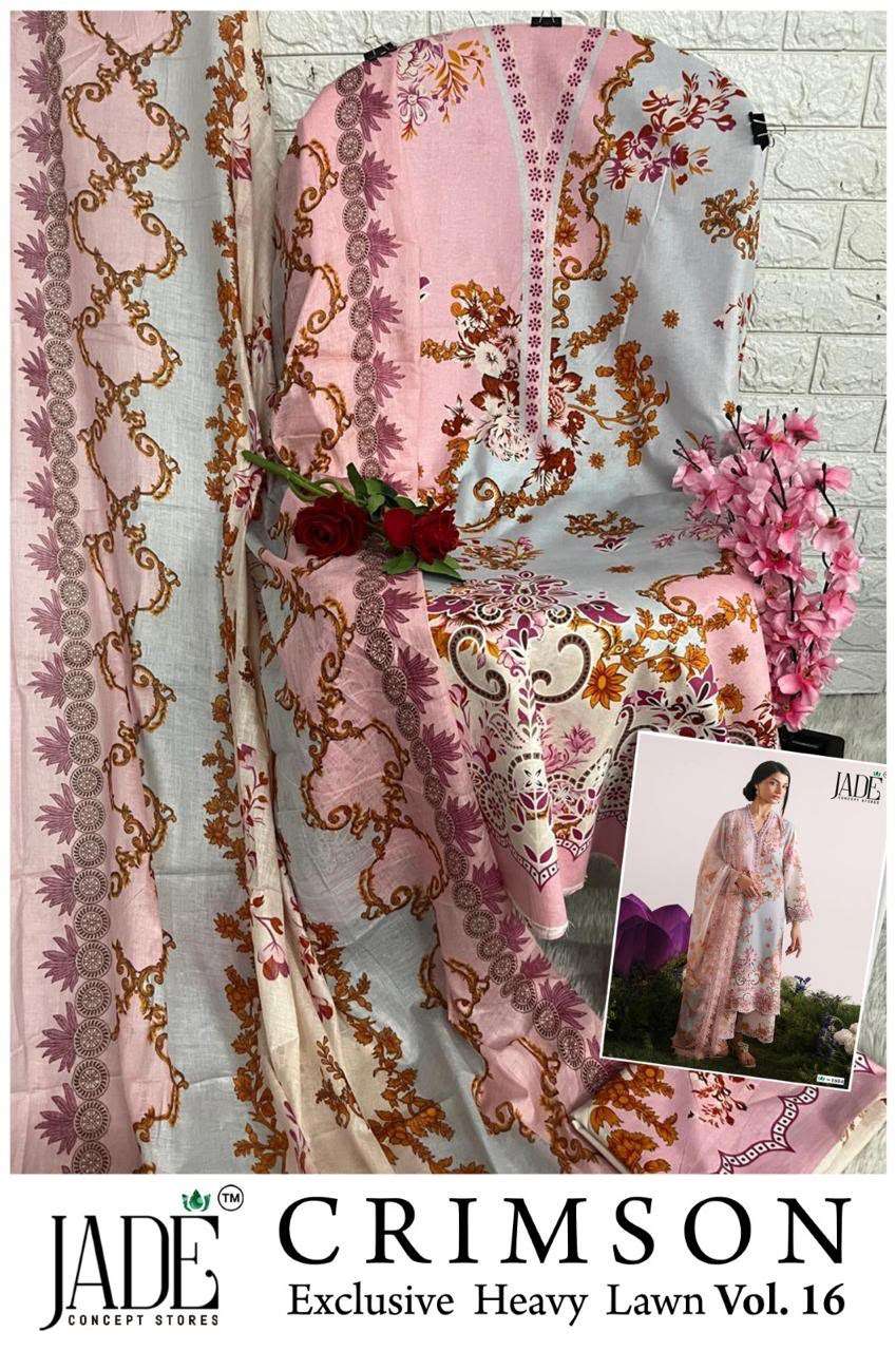 JADE CRIMSON EXCLUSIVE HEAVY LAWN COLLECTION VOL 16 NEW DESIGNS 
