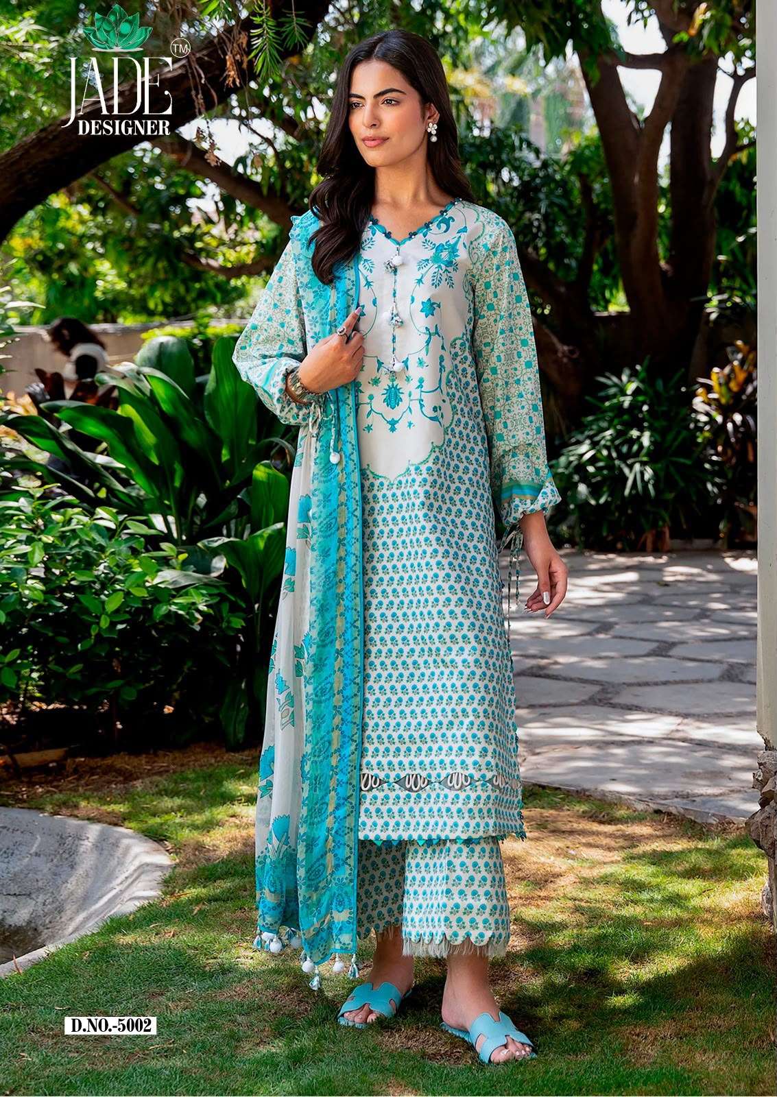JADE DESIGNER NOOR AHMED VOL 5 LAWN COTTON DIGITAL KARACHI PRINT SALWAR SUIT