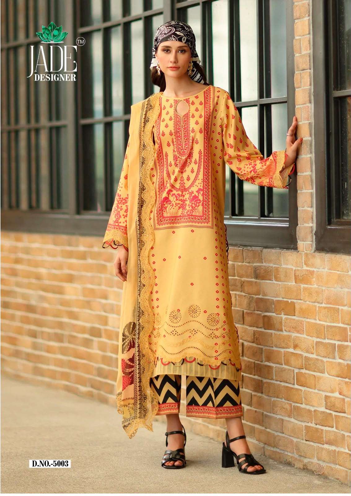JADE DESIGNER NOOR AHMED VOL 5 LAWN COTTON DIGITAL KARACHI PRINT SALWAR SUIT