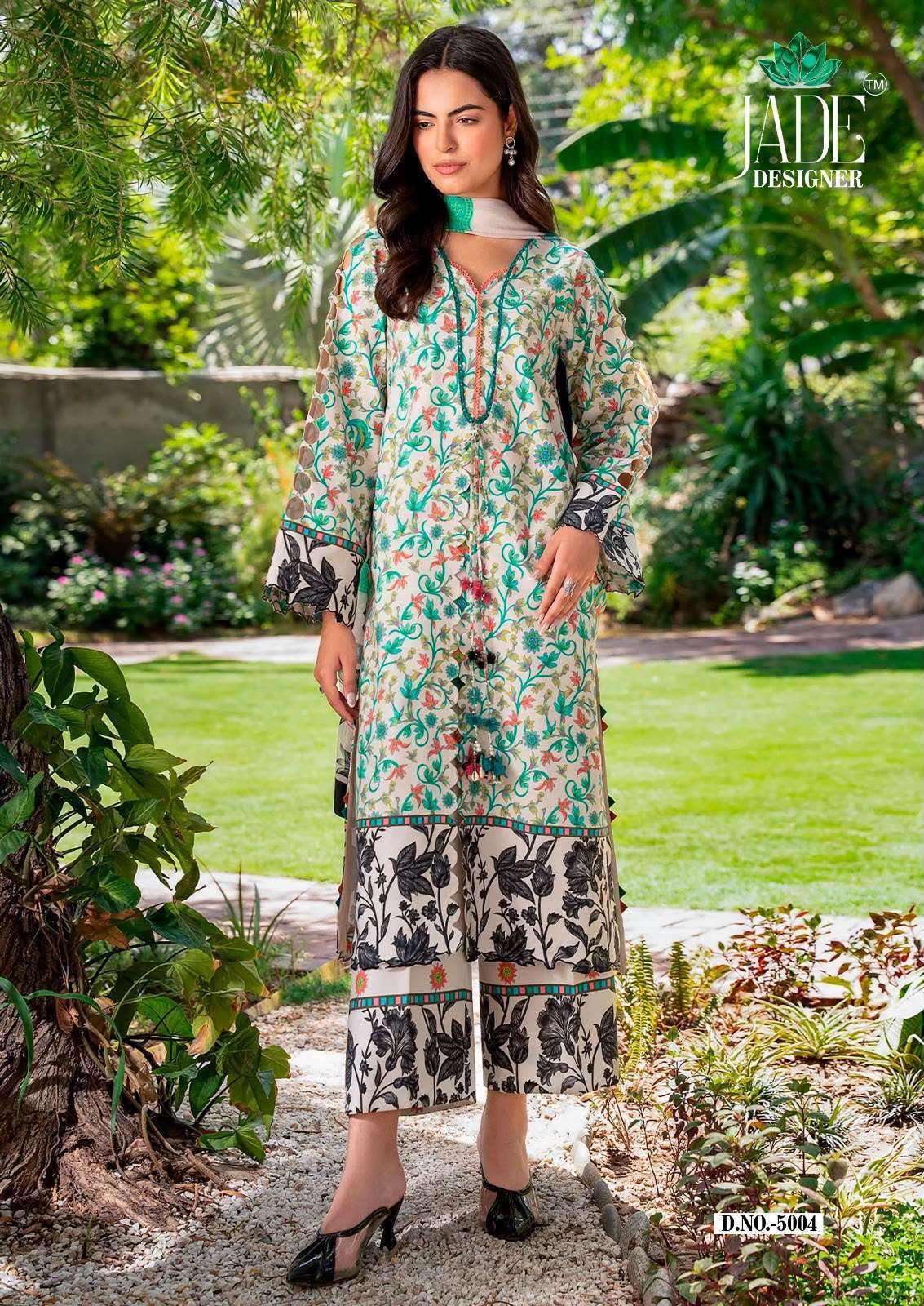 JADE DESIGNER NOOR AHMED VOL 5 LAWN COTTON DIGITAL KARACHI PRINT SALWAR SUIT
