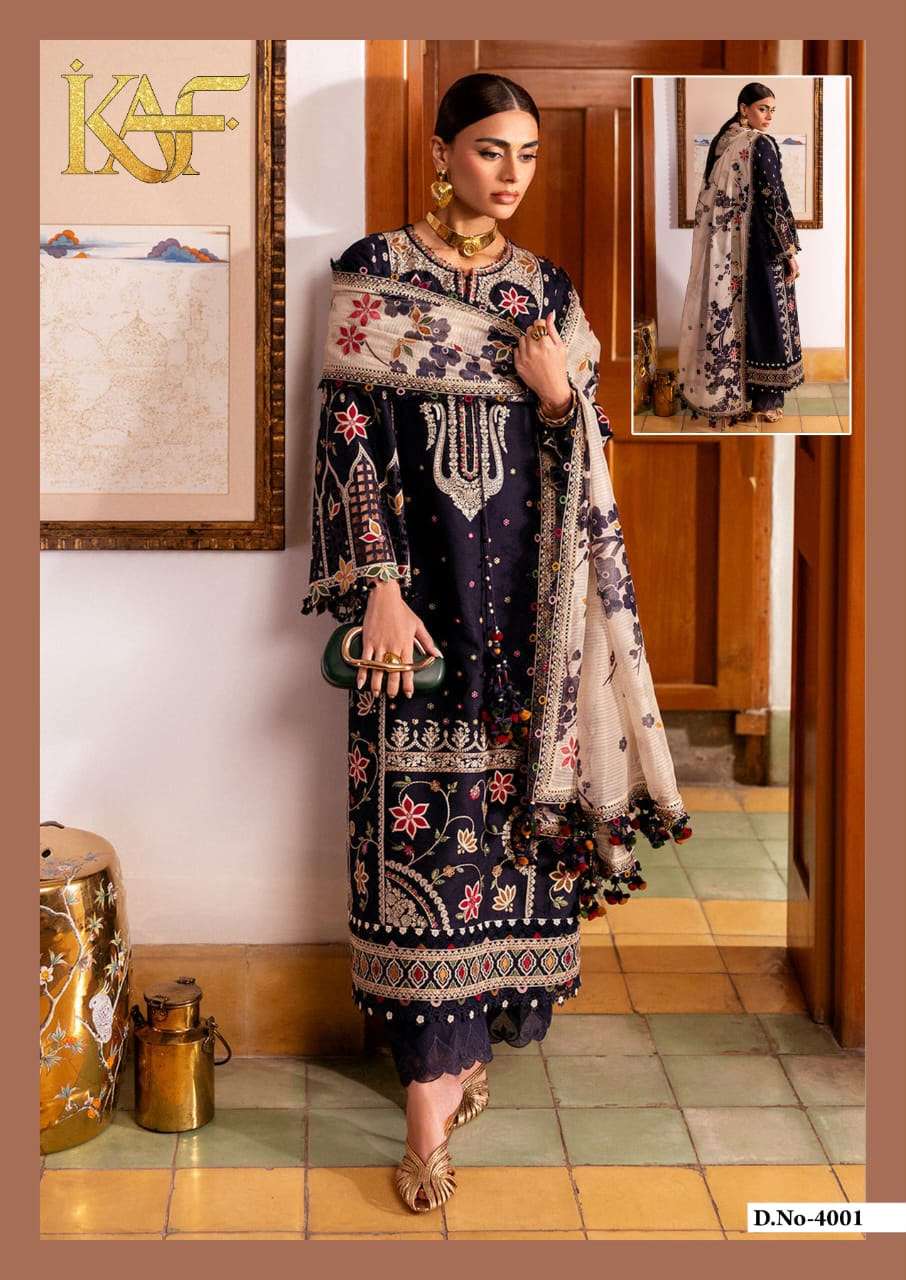 KAF FABRIC EVAYRA GULAAL LUXURY LAWN COLLECTION VOL 4 COTTON DIGITAL PRINT SALWAR SUIT