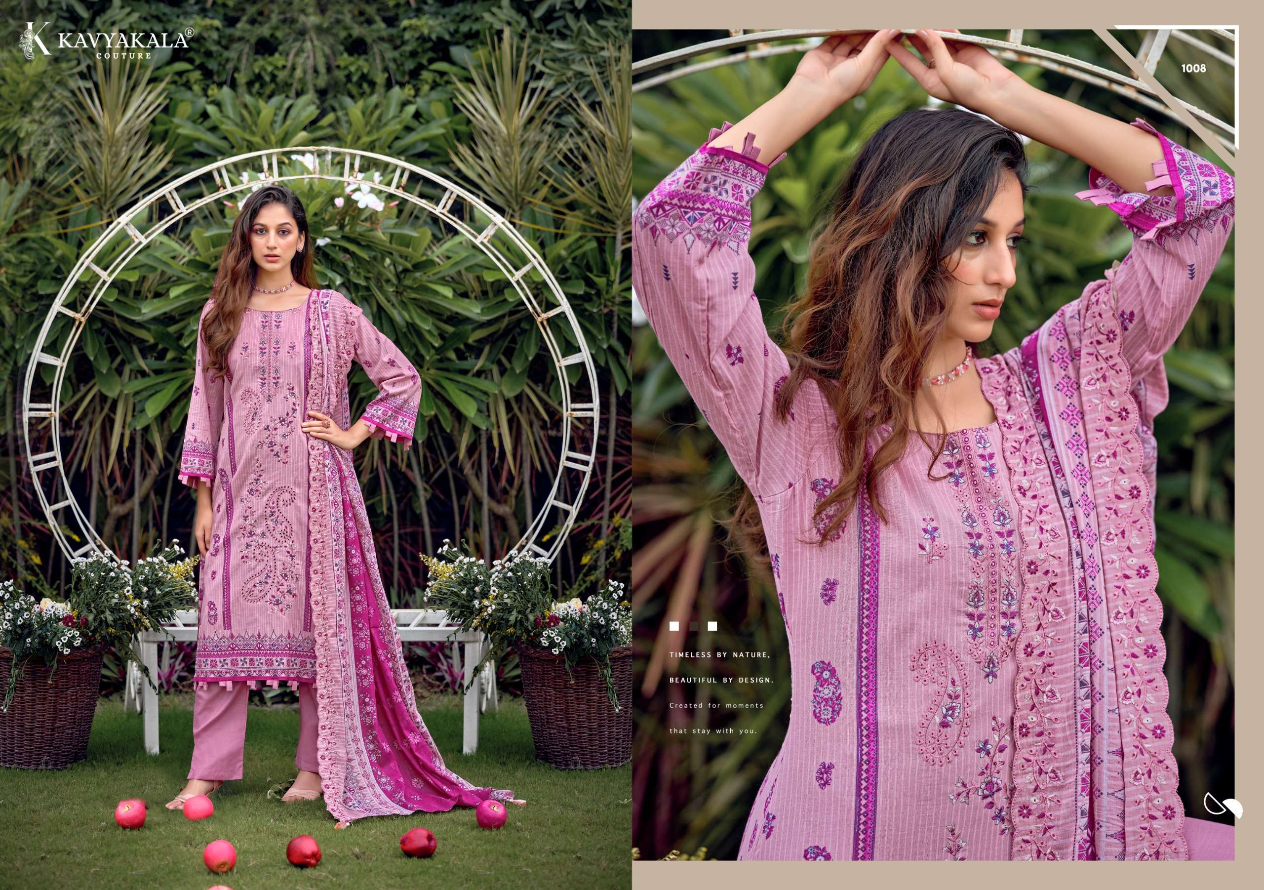 KAVYA‎‎‎ KALA COUTURE BIN SAEED VOL 12 COTTON DIGITAL PRINT WITH FANCY WORK SUIT