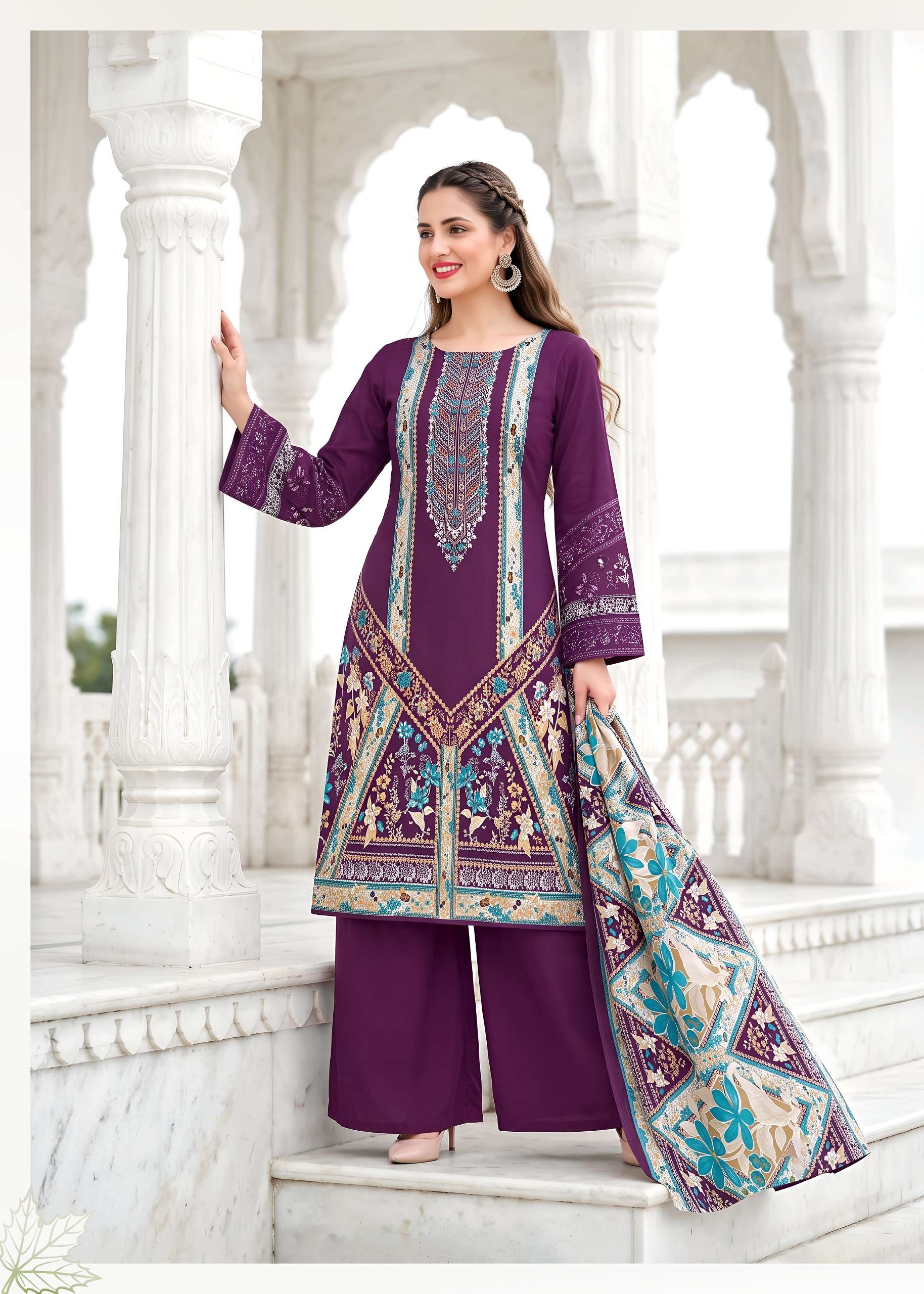 KAVYA‎ KALA COUTURE NAZAKAT COTTON DIGITAL PRINTS SALWAR SUIT 