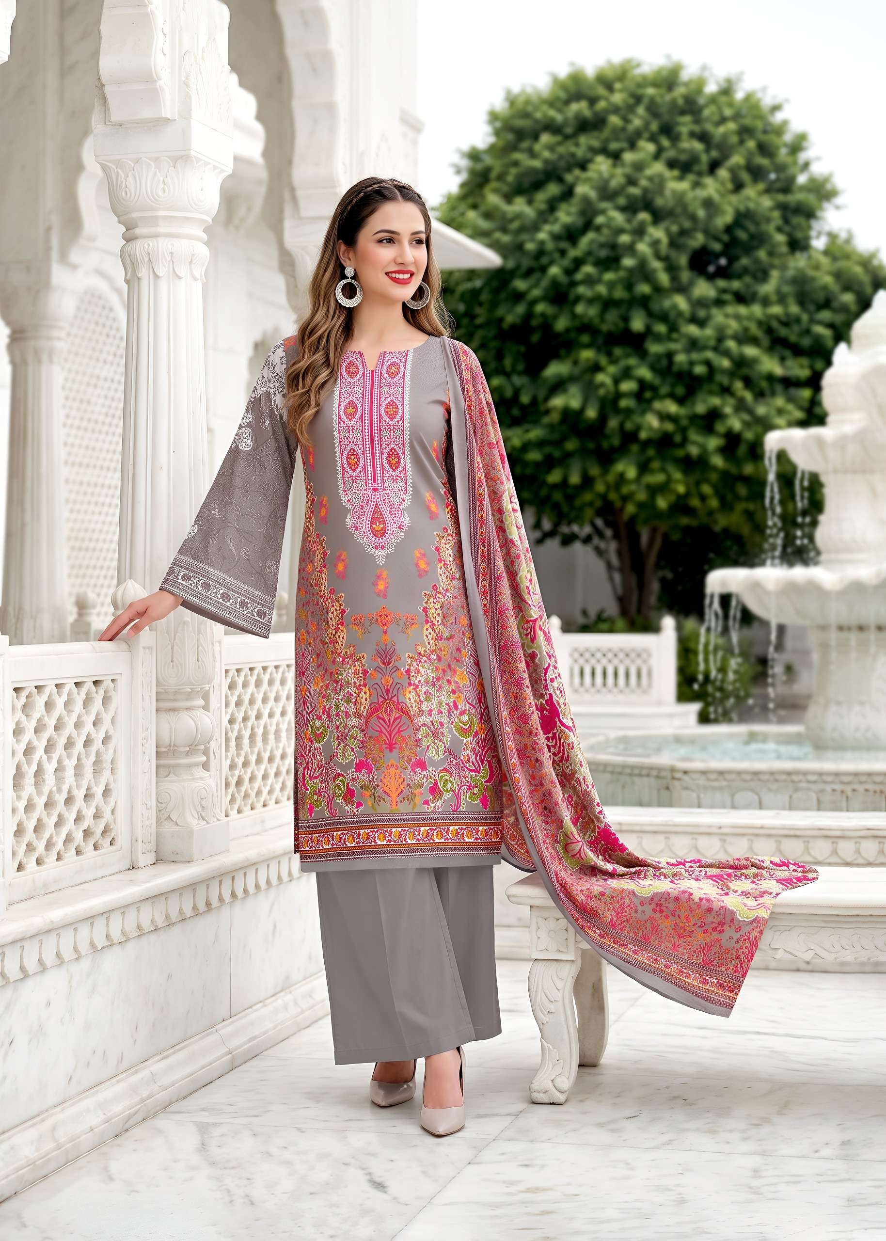 KAVYA‎ KALA COUTURE NAZAKAT COTTON DIGITAL PRINTS SALWAR SUIT 