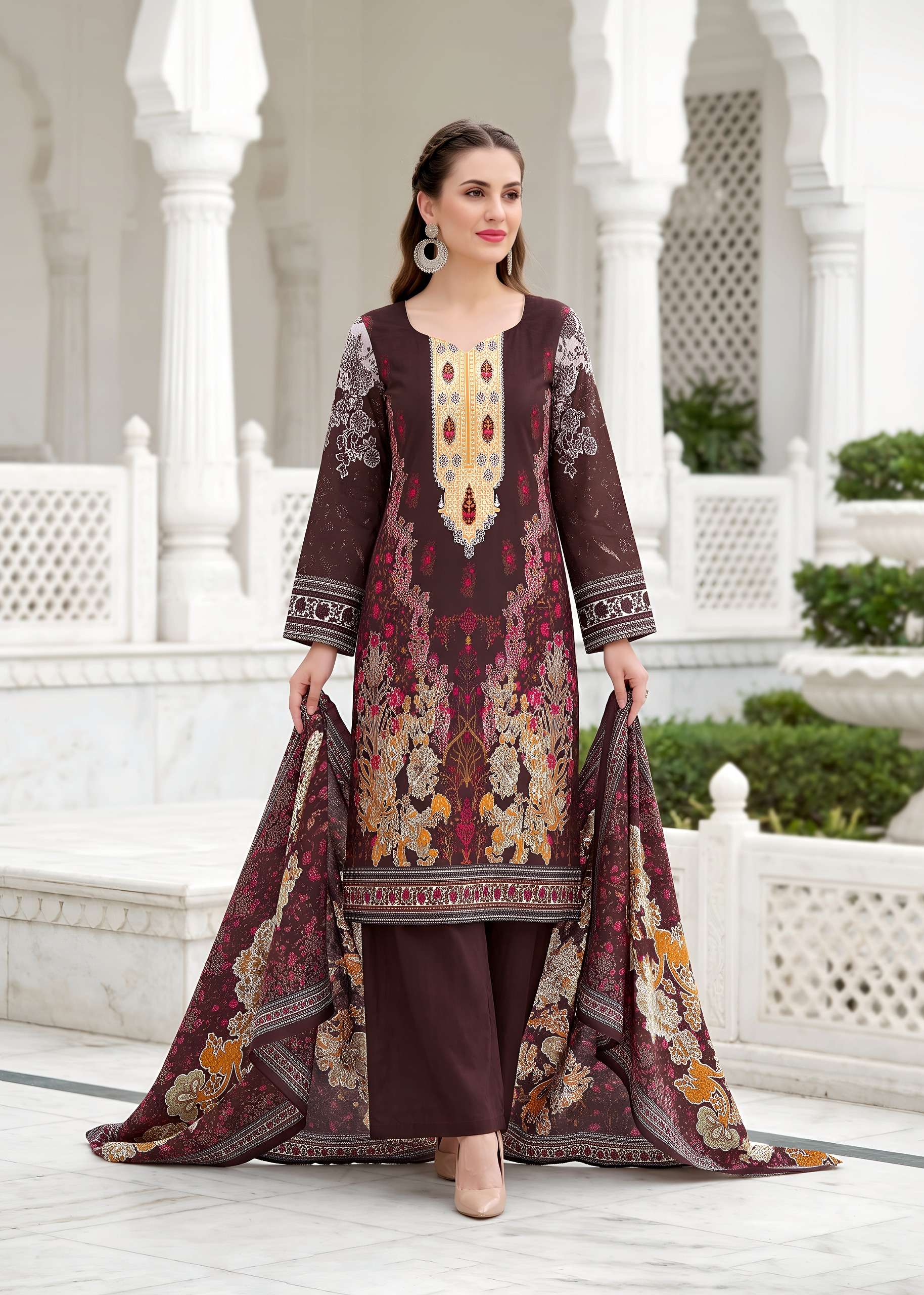 KAVYA‎ KALA COUTURE NAZAKAT COTTON DIGITAL PRINTS SALWAR SUIT 