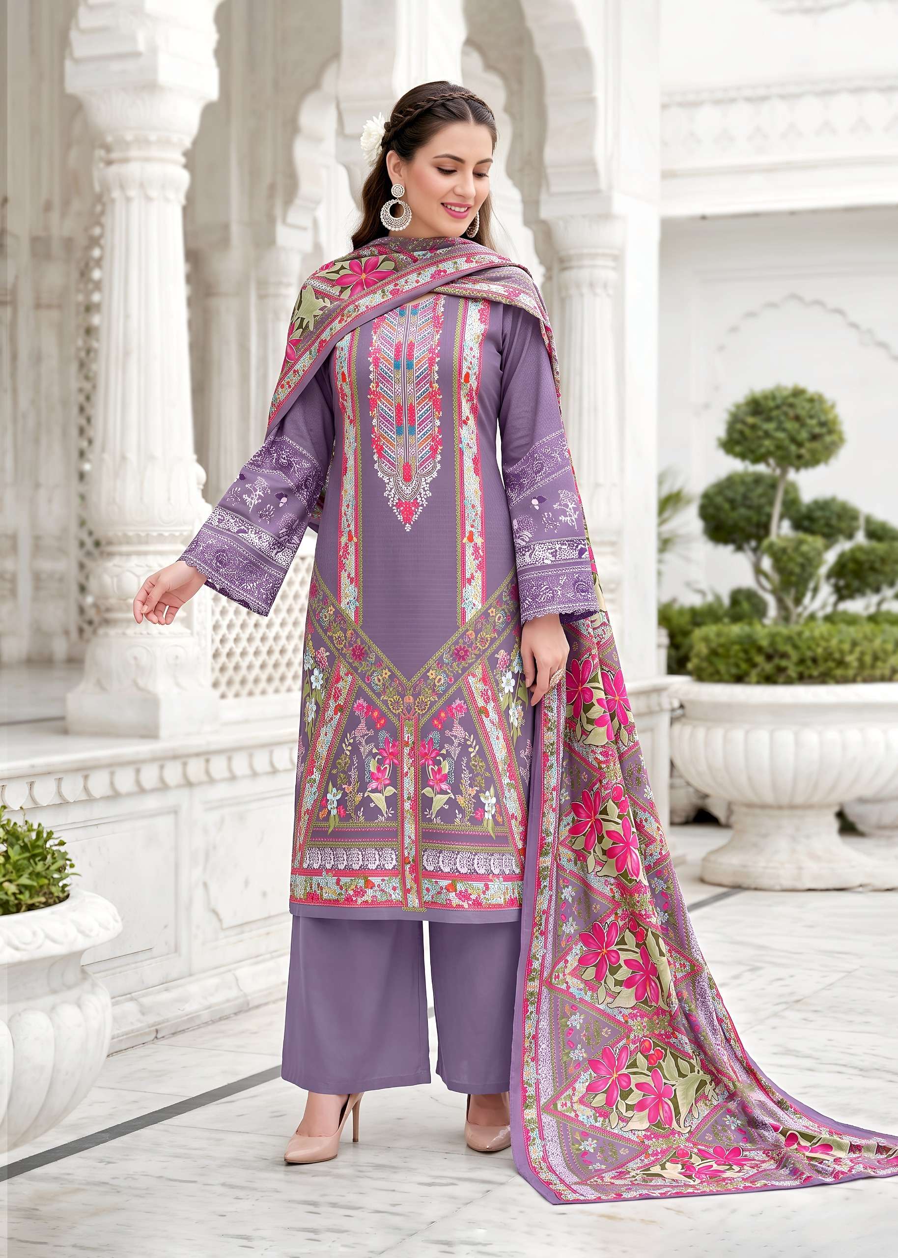 KAVYA‎ KALA COUTURE NAZAKAT COTTON DIGITAL PRINTS SALWAR SUIT 