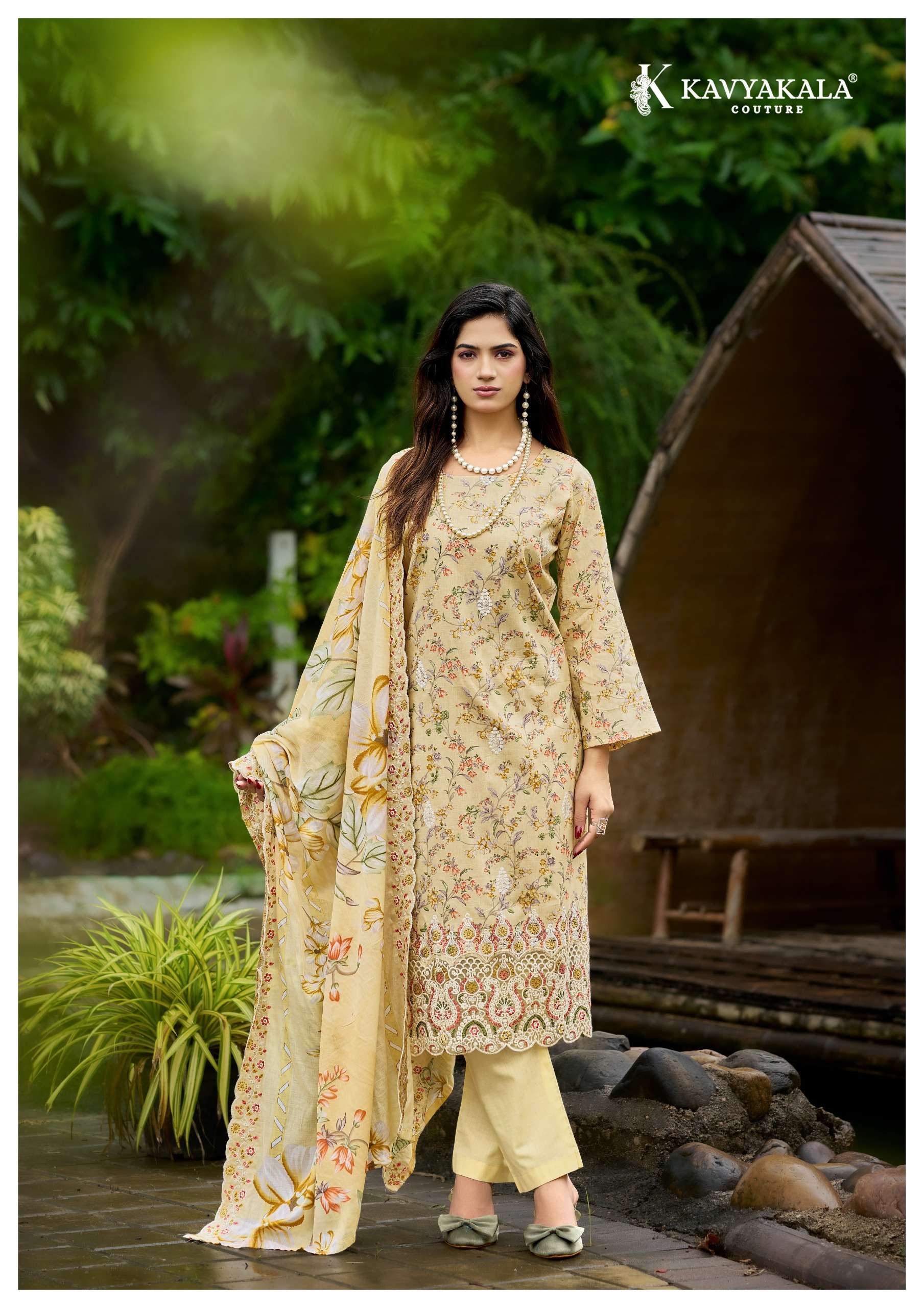 KAVYA KALA NIRMOHI VOL 5 LAWN COTTON DIGITAL PRINTS WITH WORKS SUIT