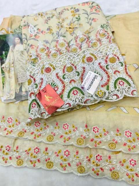 KAVYA KALA NIRMOHI VOL 5 LAWN COTTON DIGITAL PRINTS WITH WORKS SUIT