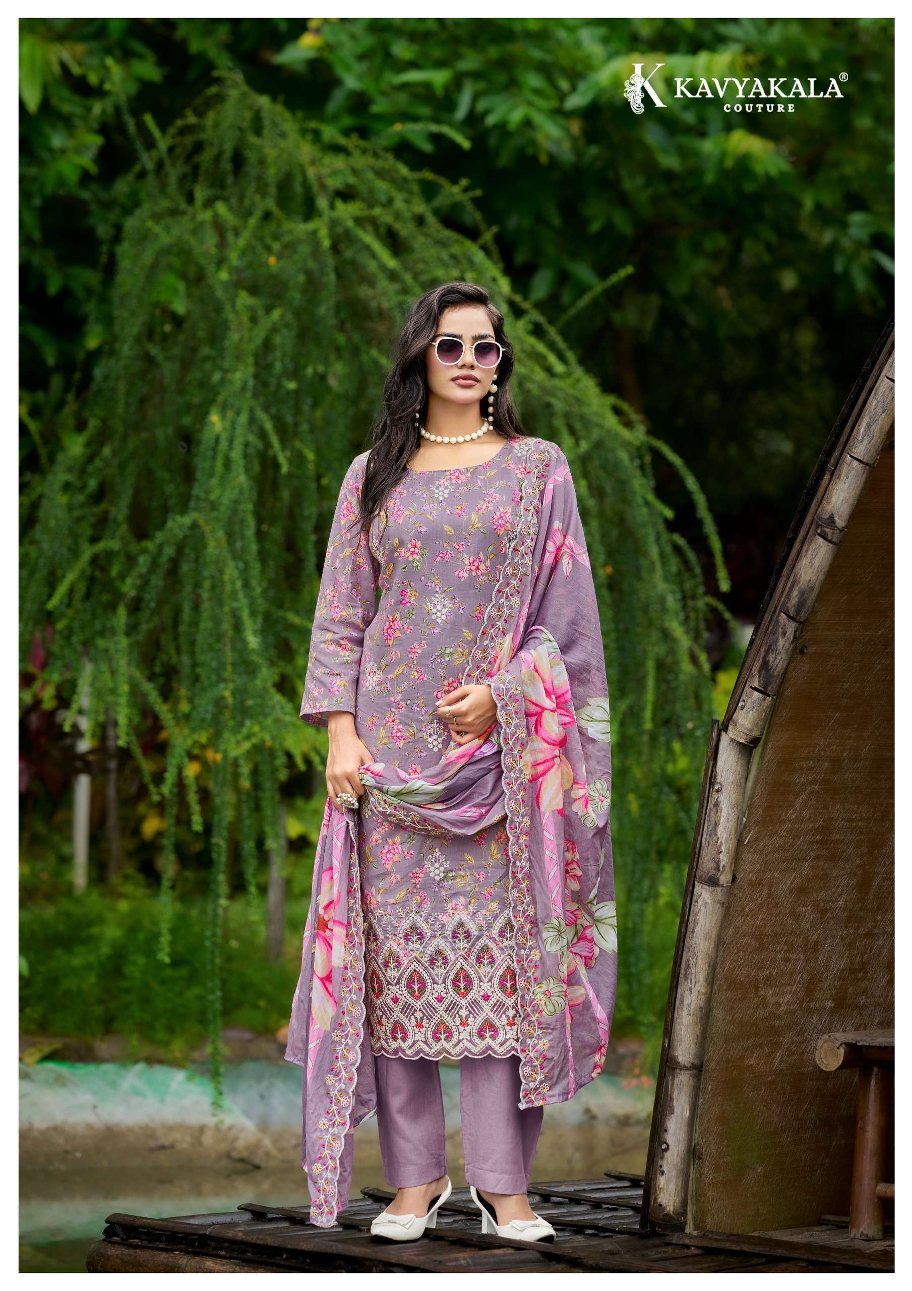 KAVYA KALA NIRMOHI VOL 5 LAWN COTTON DIGITAL PRINTS WITH WORKS SUIT