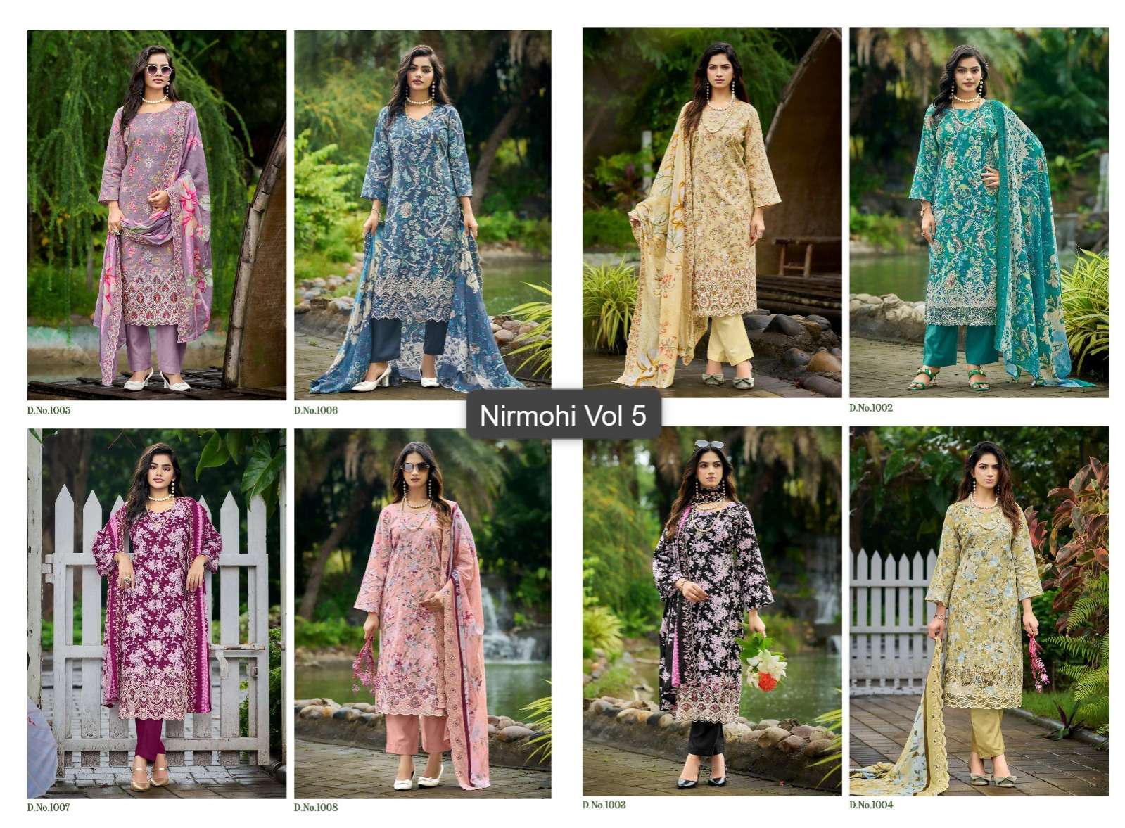 KAVYA KALA NIRMOHI VOL 5 LAWN COTTON DIGITAL PRINTS WITH WORKS SUIT