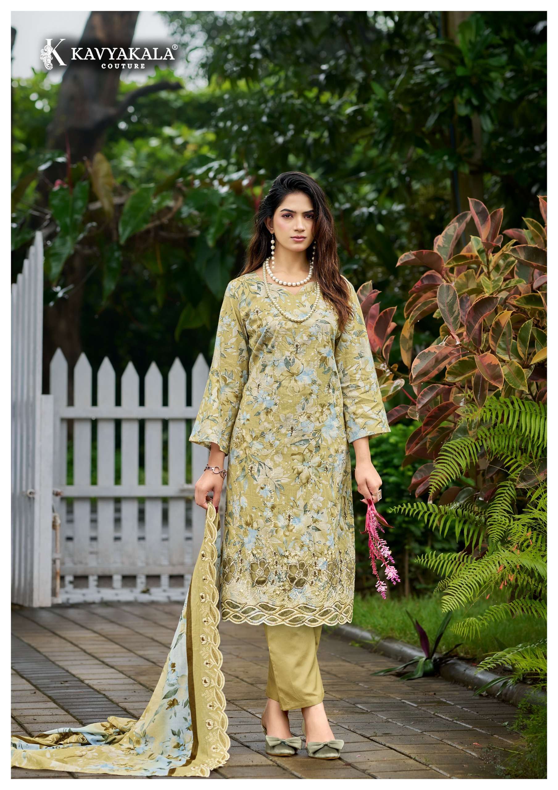 KAVYA KALA NIRMOHI VOL 5 LAWN COTTON DIGITAL PRINTS WITH WORKS SUIT