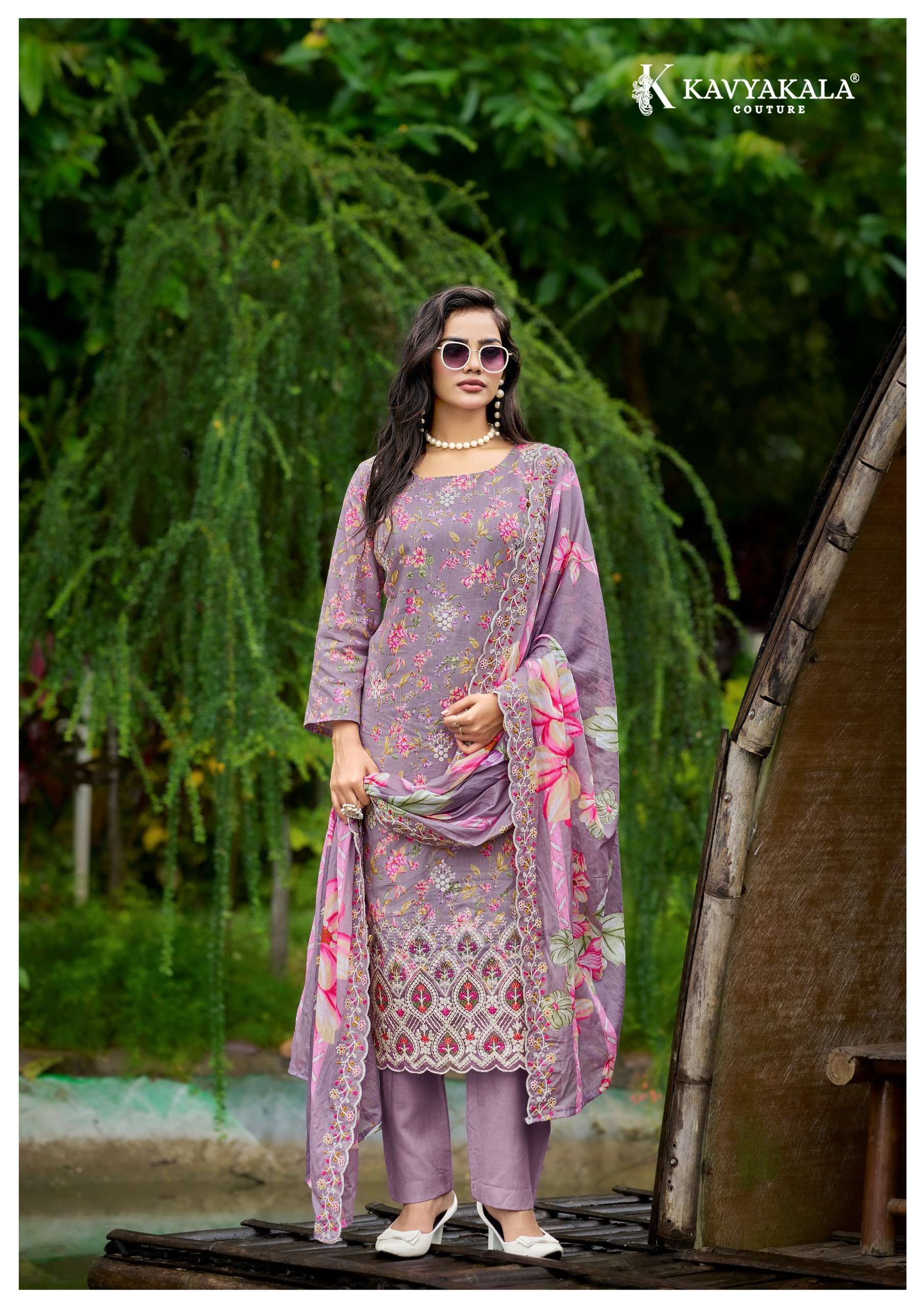 KAVYA KALA NIRMOHI VOL 5 LAWN COTTON DIGITAL PRINTS WITH WORKS SUIT