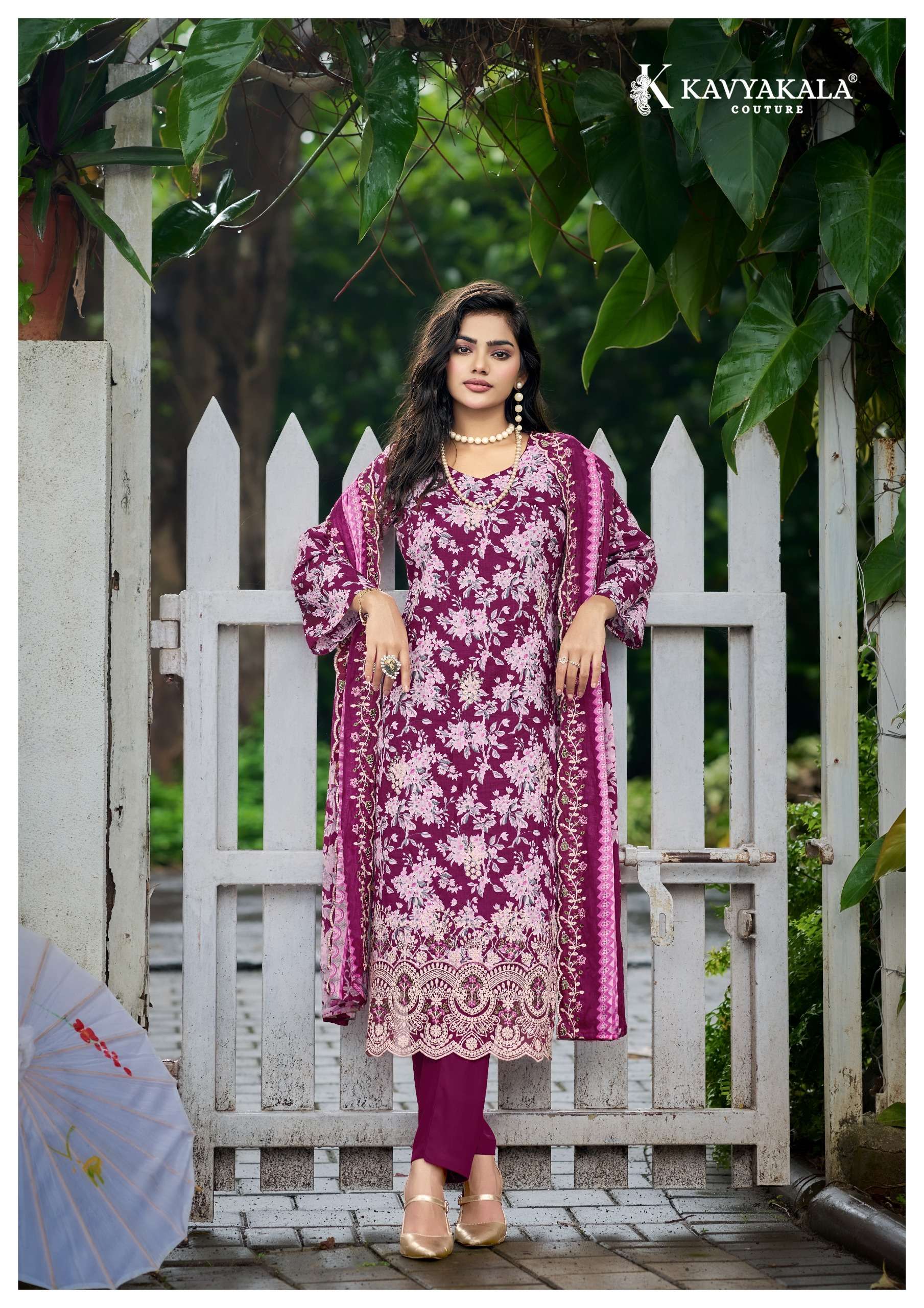 KAVYA KALA NIRMOHI VOL 5 LAWN COTTON DIGITAL PRINTS WITH WORKS SUIT