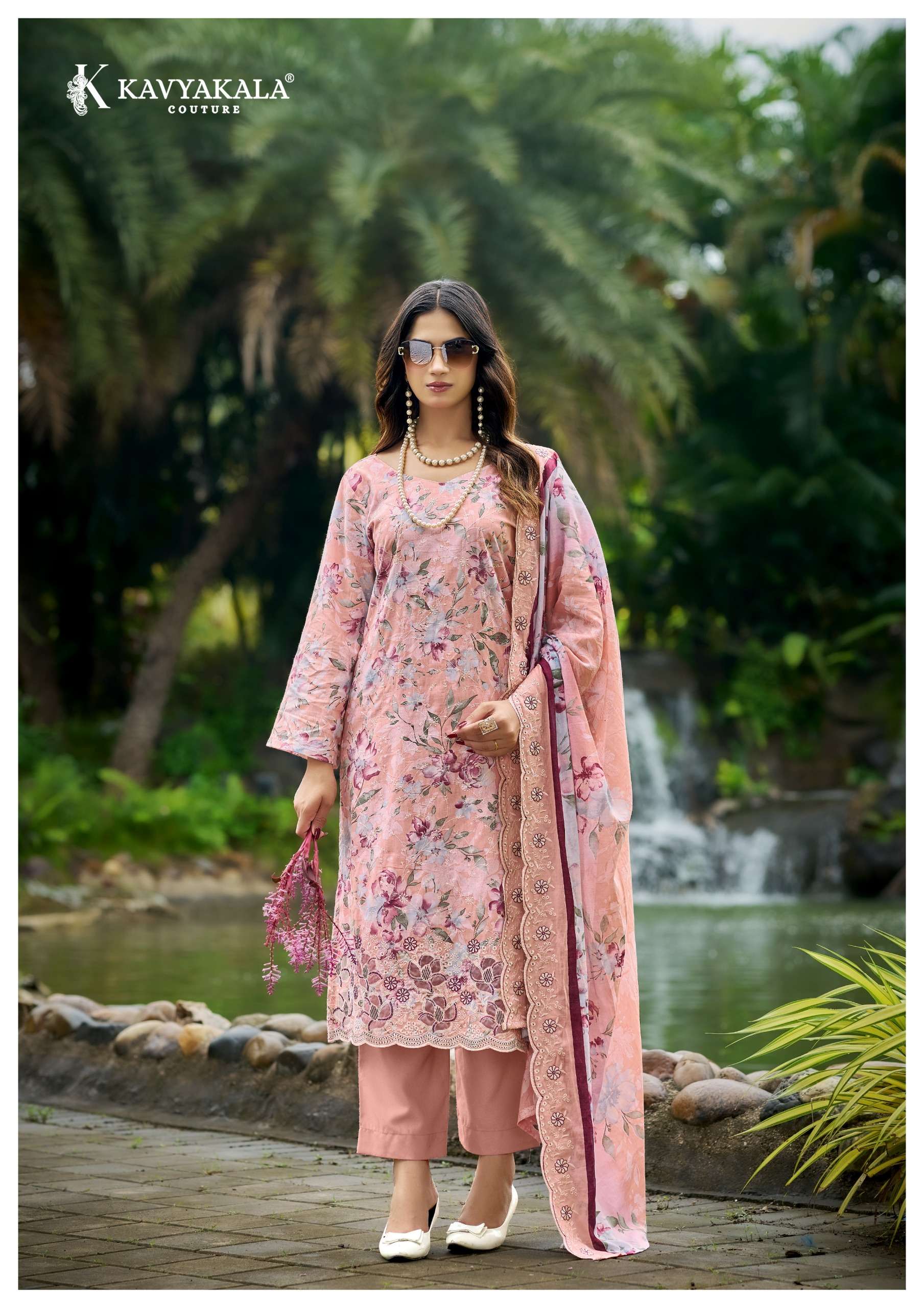 KAVYA KALA NIRMOHI VOL 5 LAWN COTTON DIGITAL PRINTS WITH WORKS SUIT