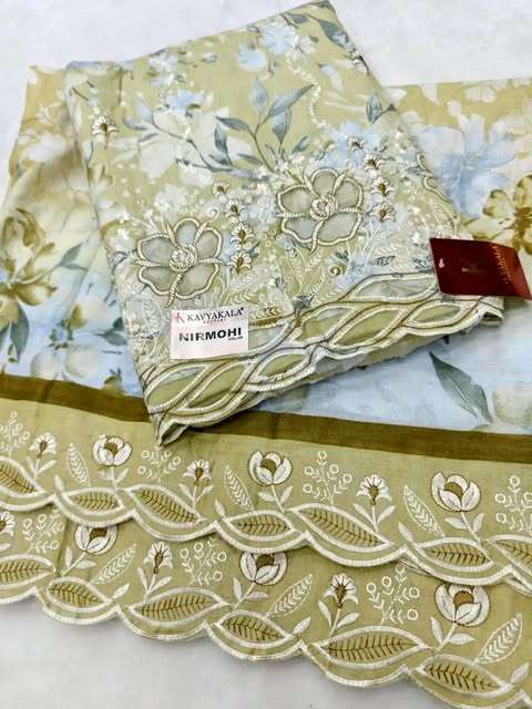 KAVYA KALA NIRMOHI VOL 5 LAWN COTTON DIGITAL PRINTS WITH WORKS SUIT