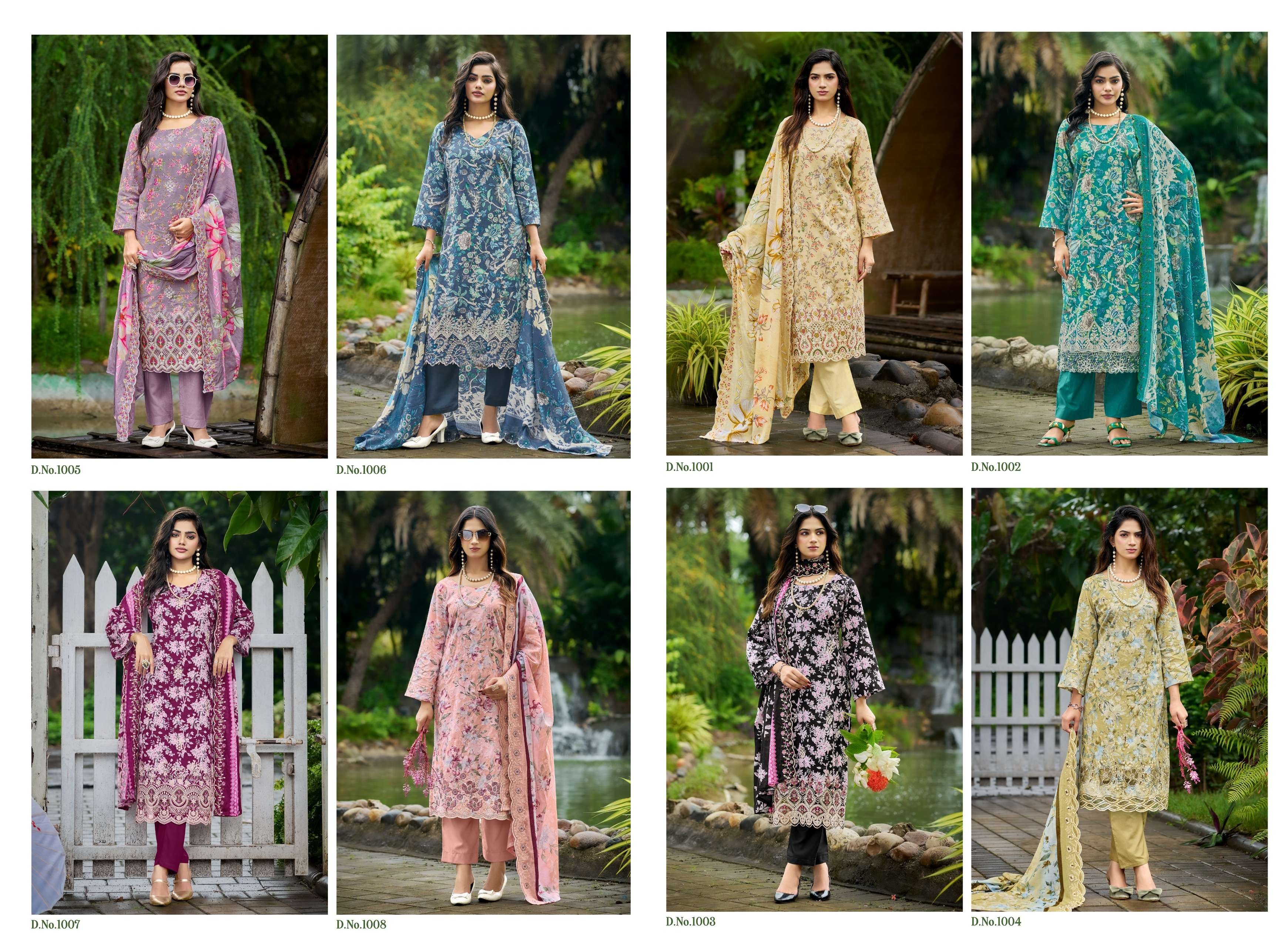 KAVYA KALA NIRMOHI VOL 5 LAWN COTTON DIGITAL PRINTS WITH WORKS SUIT
