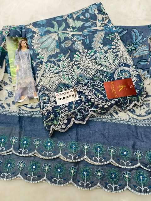 KAVYA KALA NIRMOHI VOL 5 LAWN COTTON DIGITAL PRINTS WITH WORKS SUIT