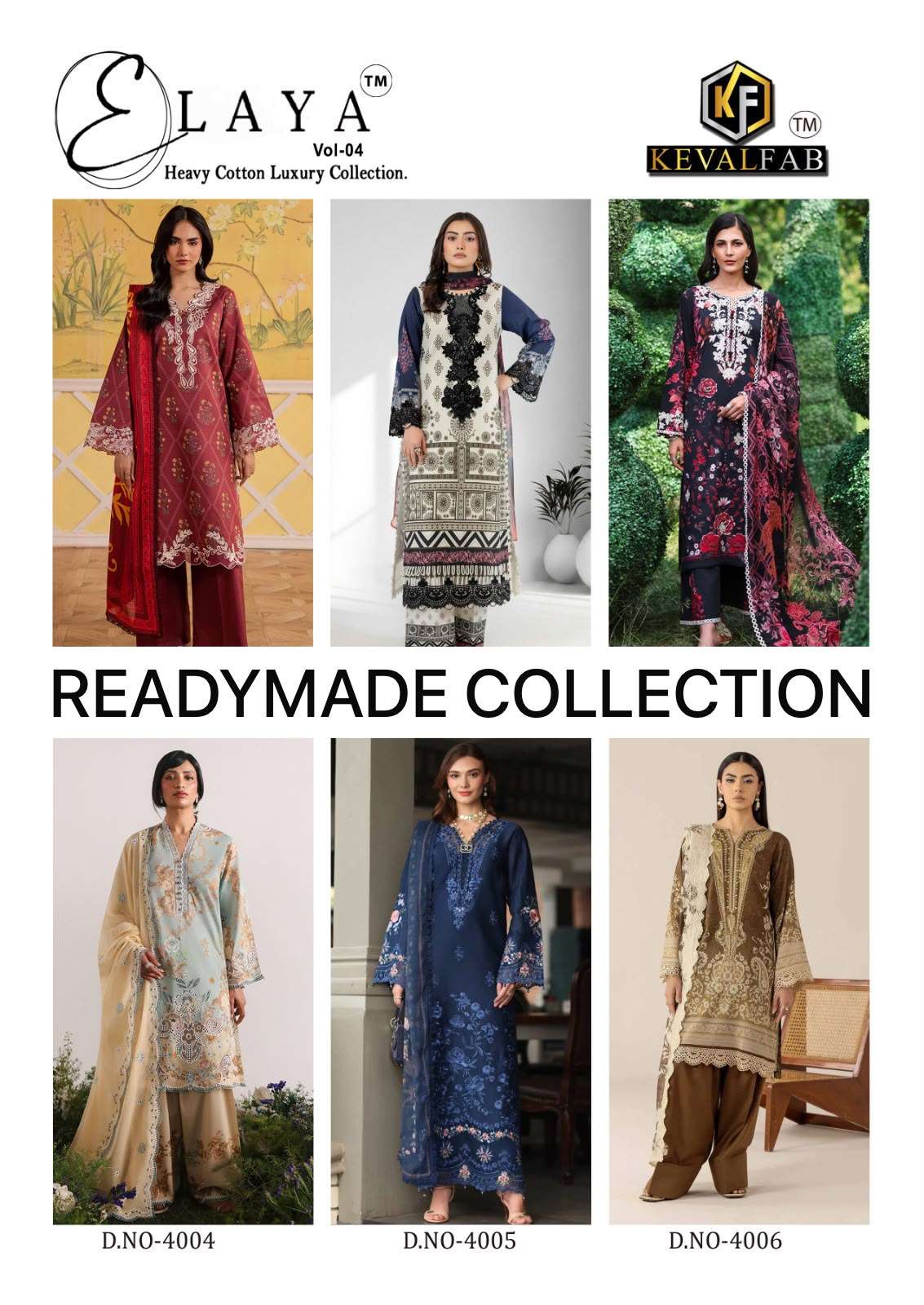 KEVAL FAB ELAYA VOL 4 READY MADE COLLECTION 