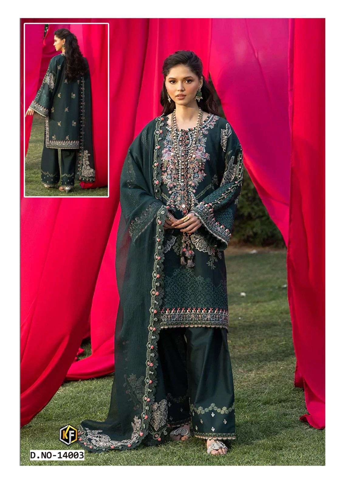 KEVAL FAB RANGREZ VOL 14 COTTON DIGITAL PRINTS SALWAR SUIT