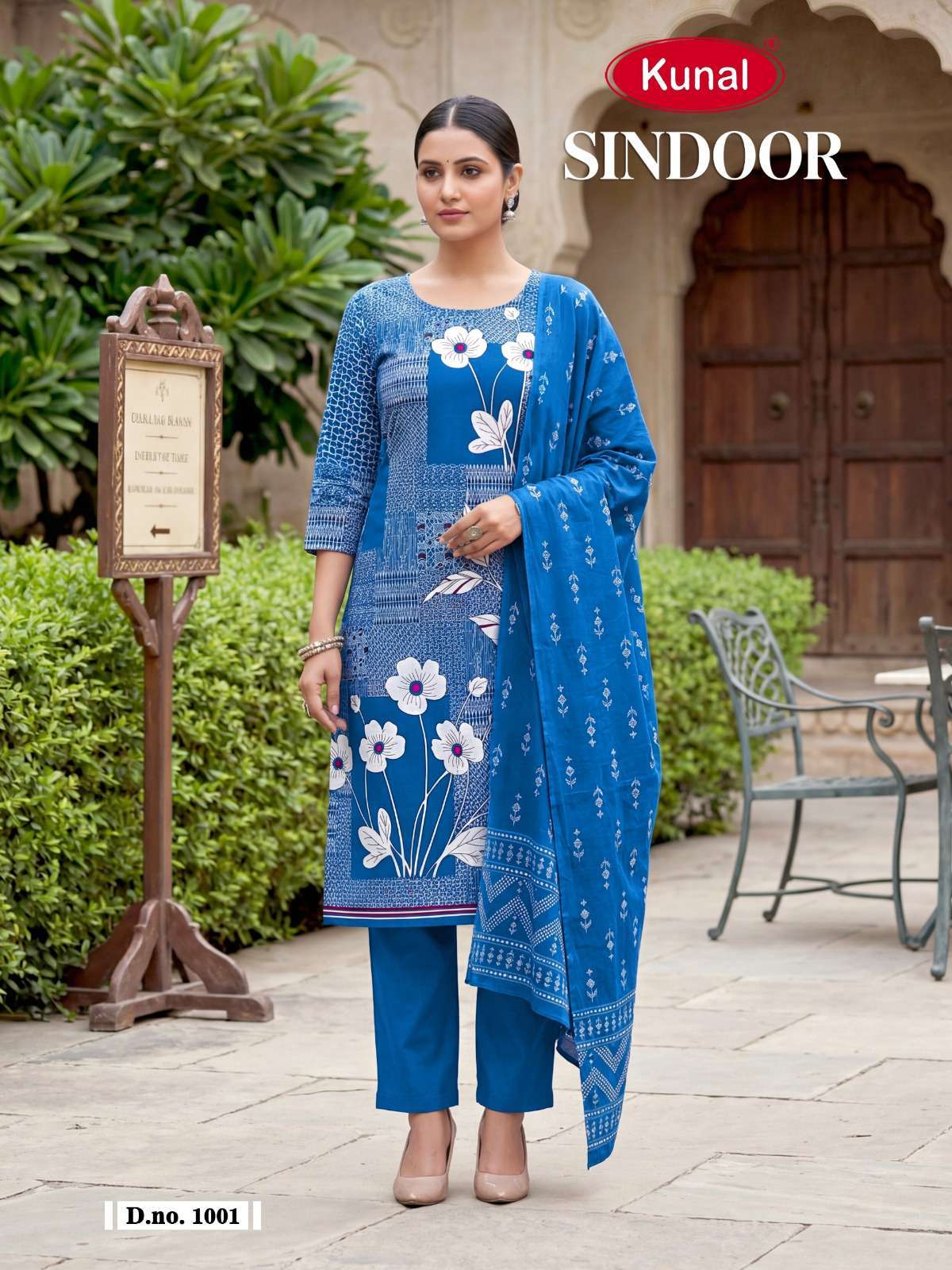 KUNAL FASHIONS SINDOOR HEAVY SOFT COTTON PRINTED DRESS MATERIAL 