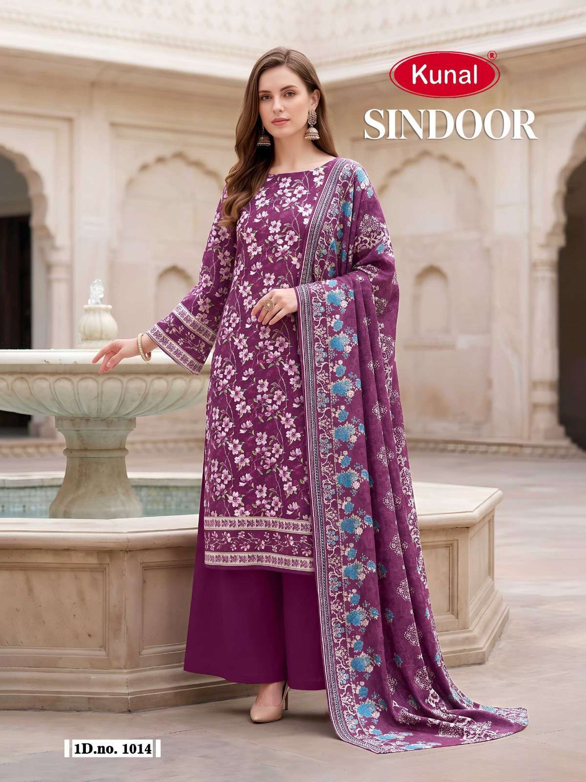 KUNAL FASHIONS SINDOOR HEAVY SOFT COTTON PRINTED DRESS MATERIAL 