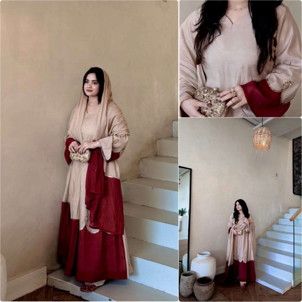 LADY LOOK 056 ROMAN SILK DESIGNER KAFTAN STYLE DRESS PLAZZO AND DUPATTA SET 