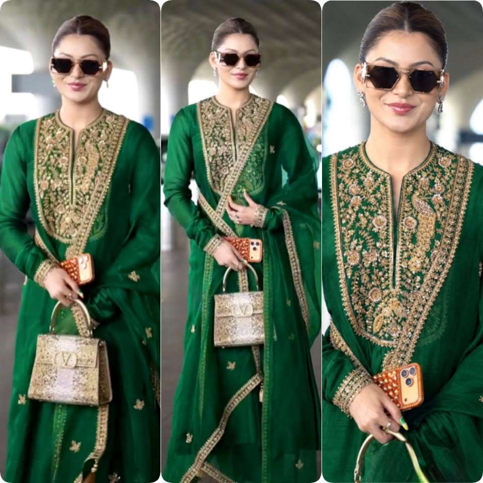 LADY LOOK 057 SILK SEQUENCE EMBROIDERY DESIGNER ANARKALI GOWN BOTTOM AND DUPATTA SET 