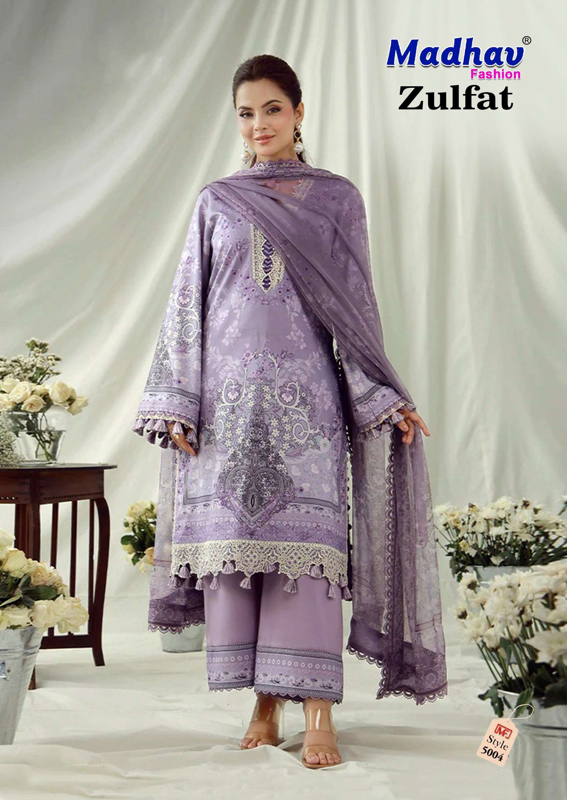 MADHAV FASHION ZULFAT VOL 5 LAWN COTTON DIGITAL PRINTS SALWAR SUIT