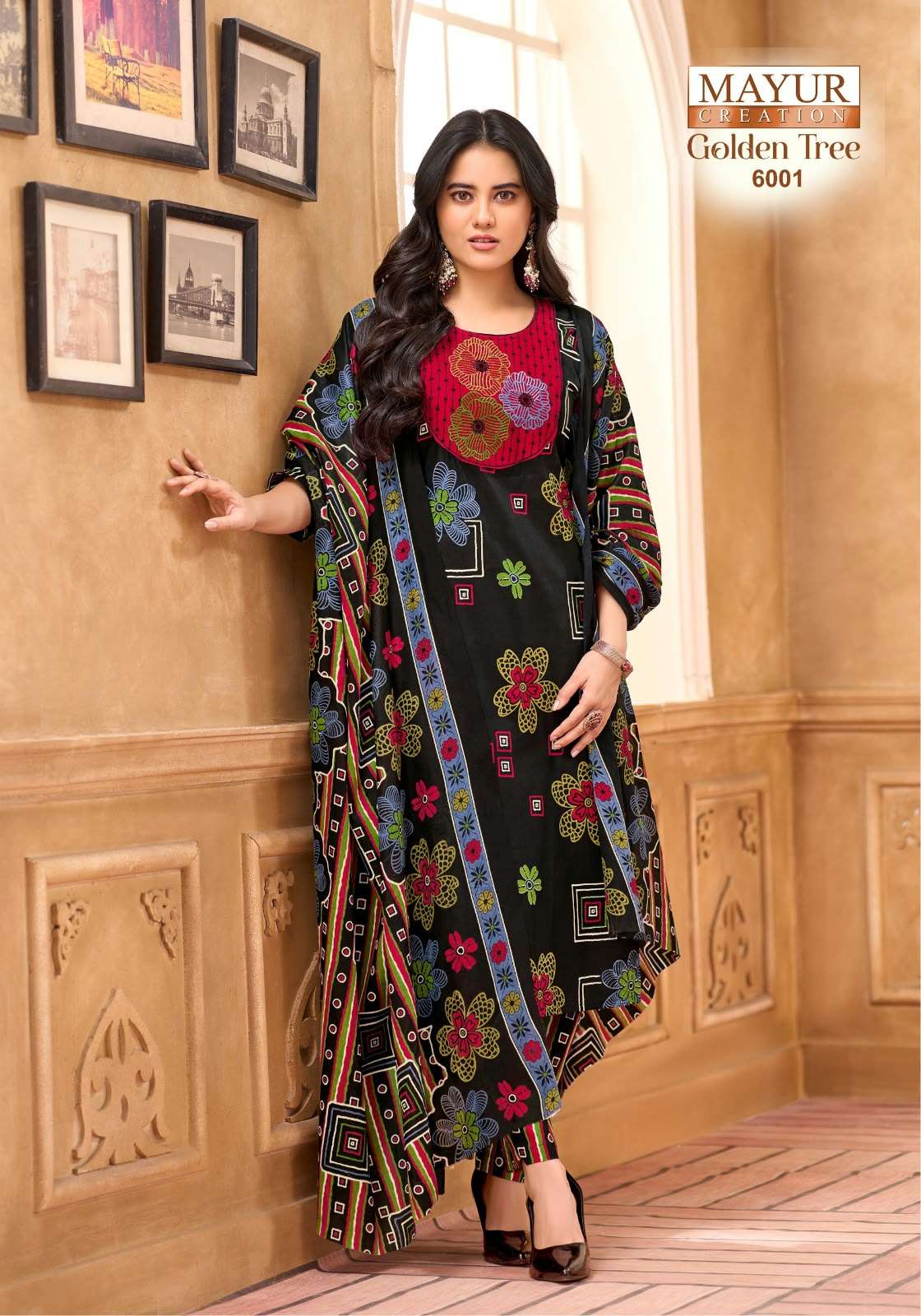 MAYUR CREATION GOLDEN TREE VOL 6 COTTON PRINTED READY MADE LADIES SUIT