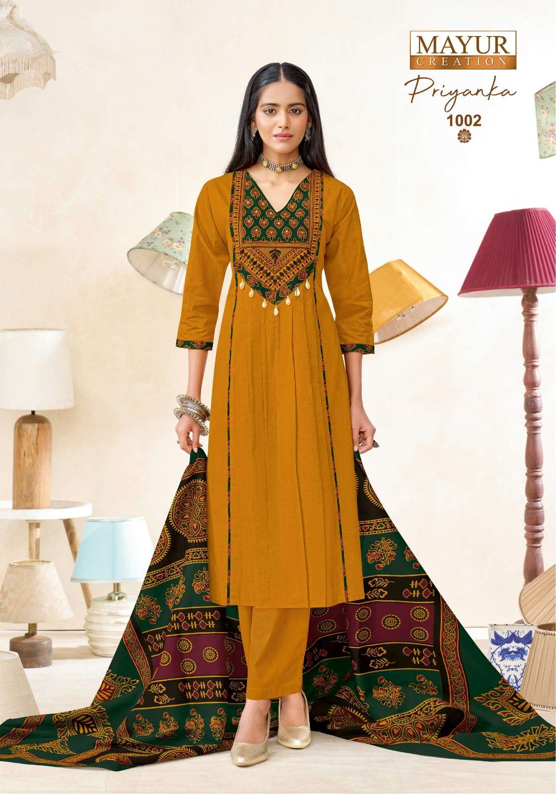 MAYUR CREATION PRIYANKA VOL 1 KUTCHI COTTON READY MADE LADIES SUIT