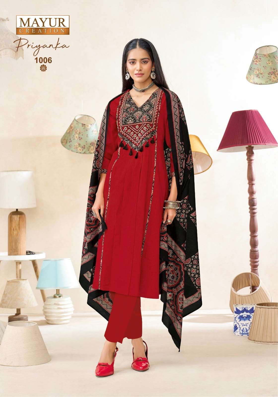 MAYUR CREATION PRIYANKA VOL 1 KUTCHI COTTON READY MADE LADIES SUIT