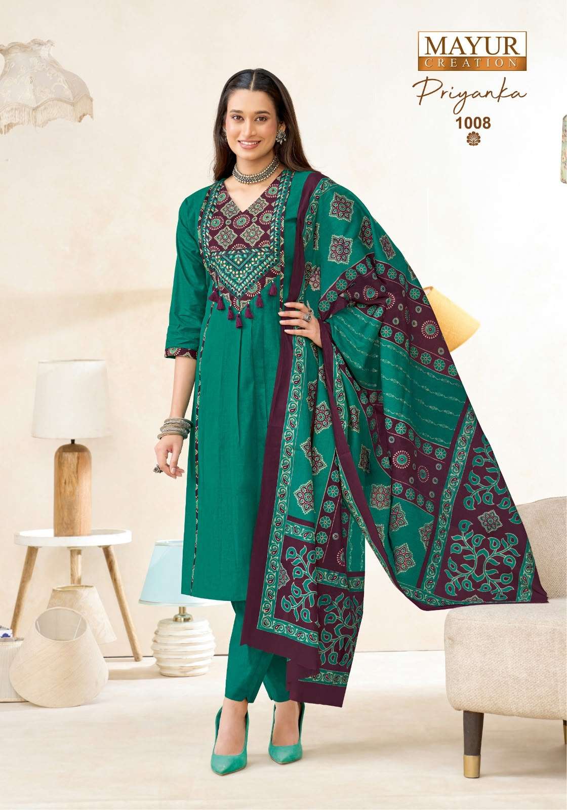 MAYUR CREATION PRIYANKA VOL 1 KUTCHI COTTON READY MADE LADIES SUIT