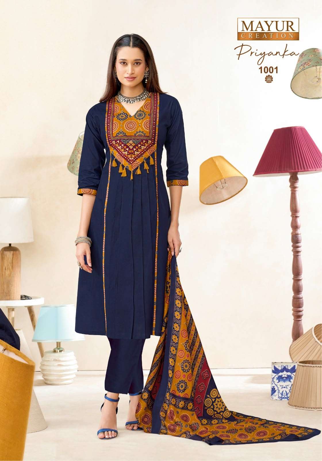 MAYUR CREATION PRIYANKA VOL 1 KUTCHI COTTON READY MADE LADIES SUIT