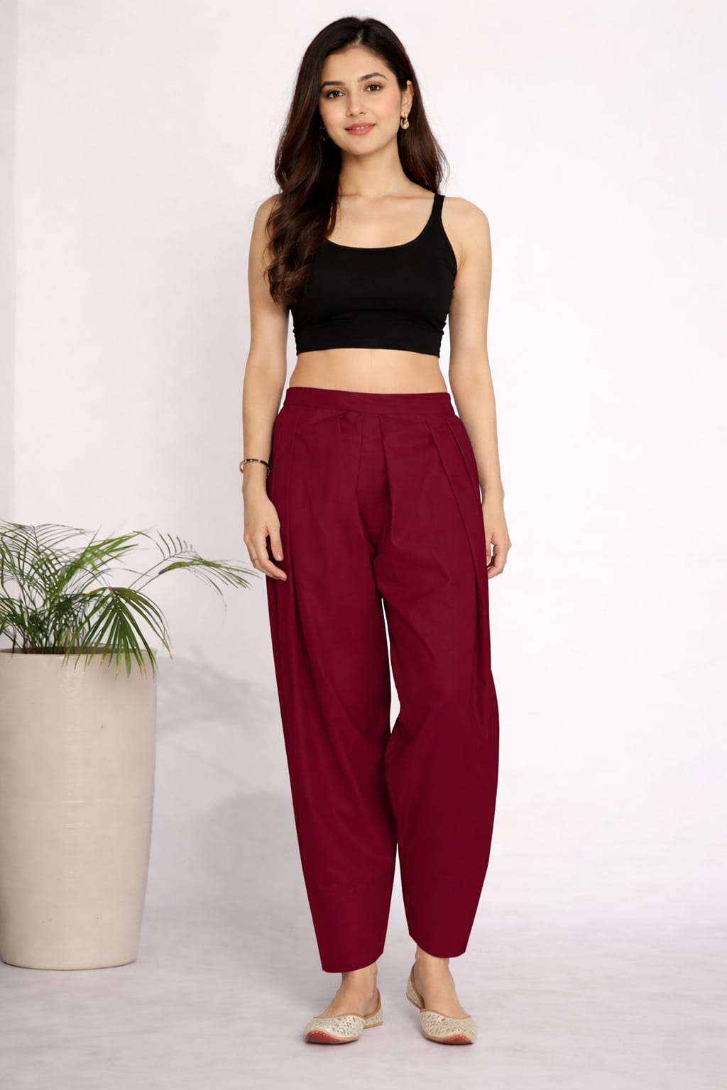 MF FARSI SALWAR RAYON COMFORTABLE WEAR LADIES BOTTOM COLLECTION 